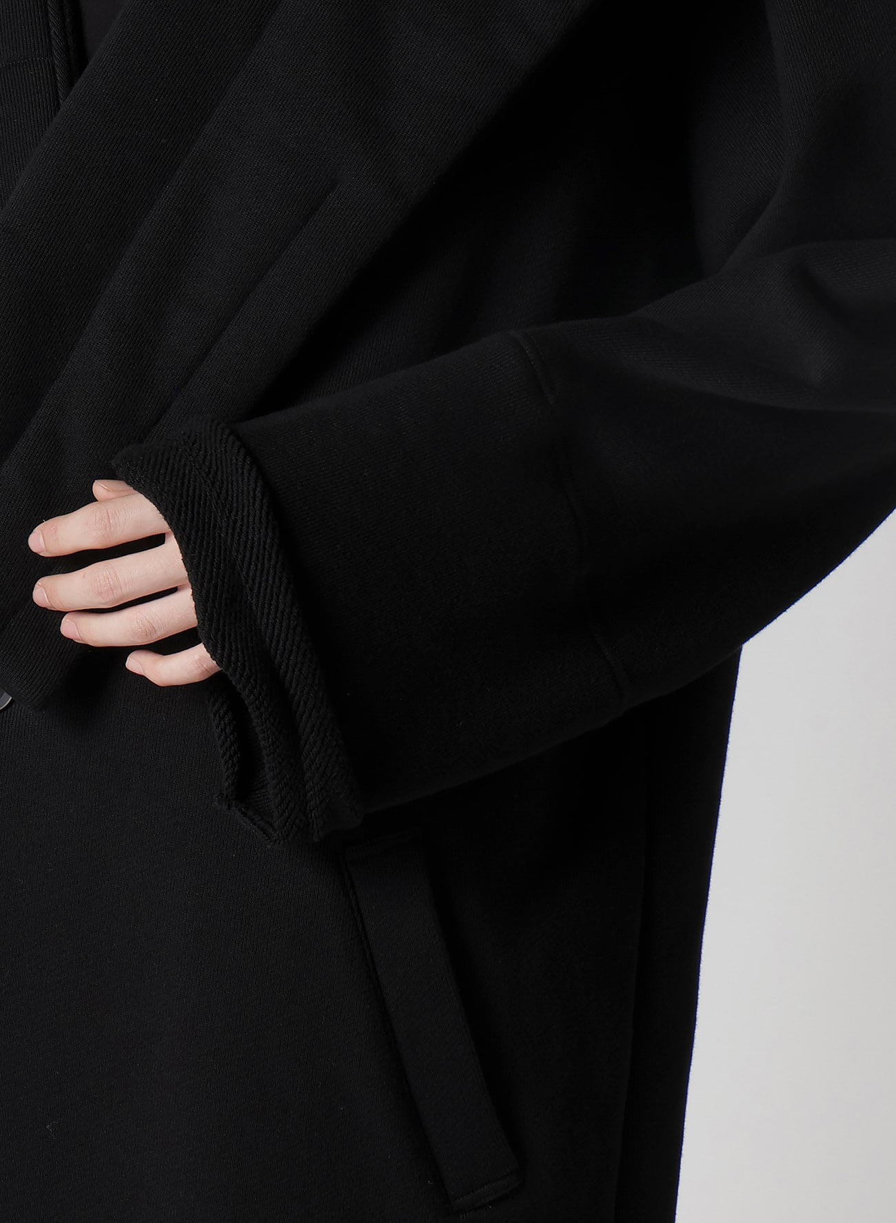 30/2 LOW GAUGE FRENCH TERRY PADDED LONG DESIGNED COLLAR COAT