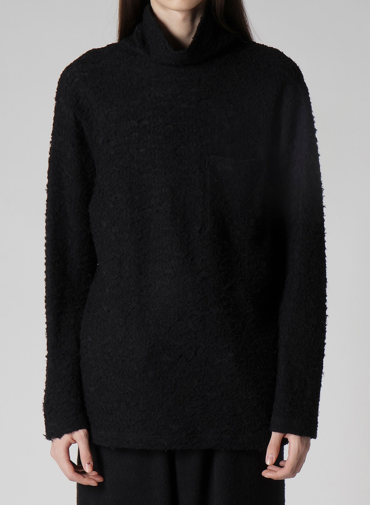 1/60 DOUBLE JACQUARD HIGH NECK PULLOVER
