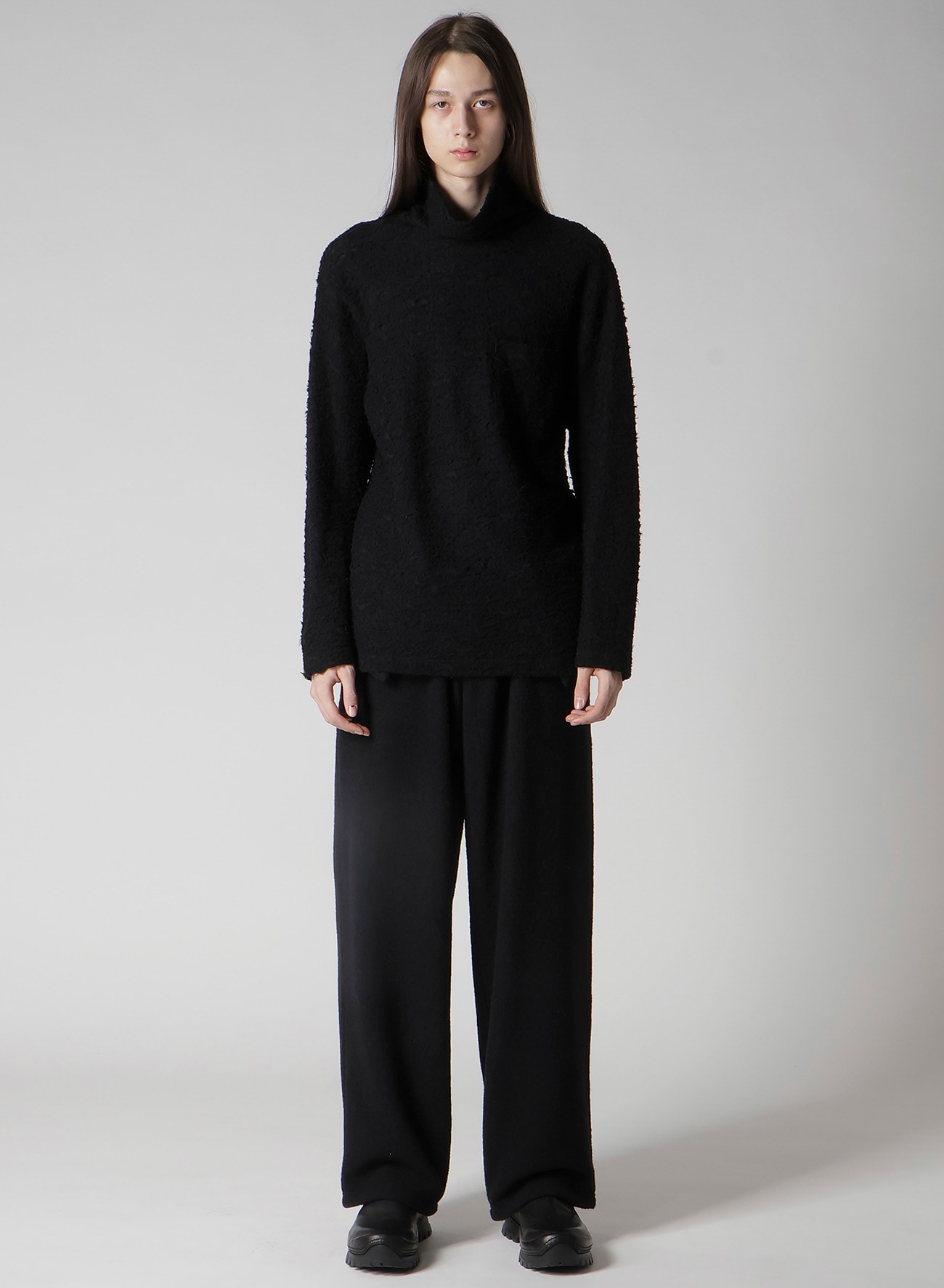 1/60 DOUBLE JACQUARD HIGH NECK PULLOVER