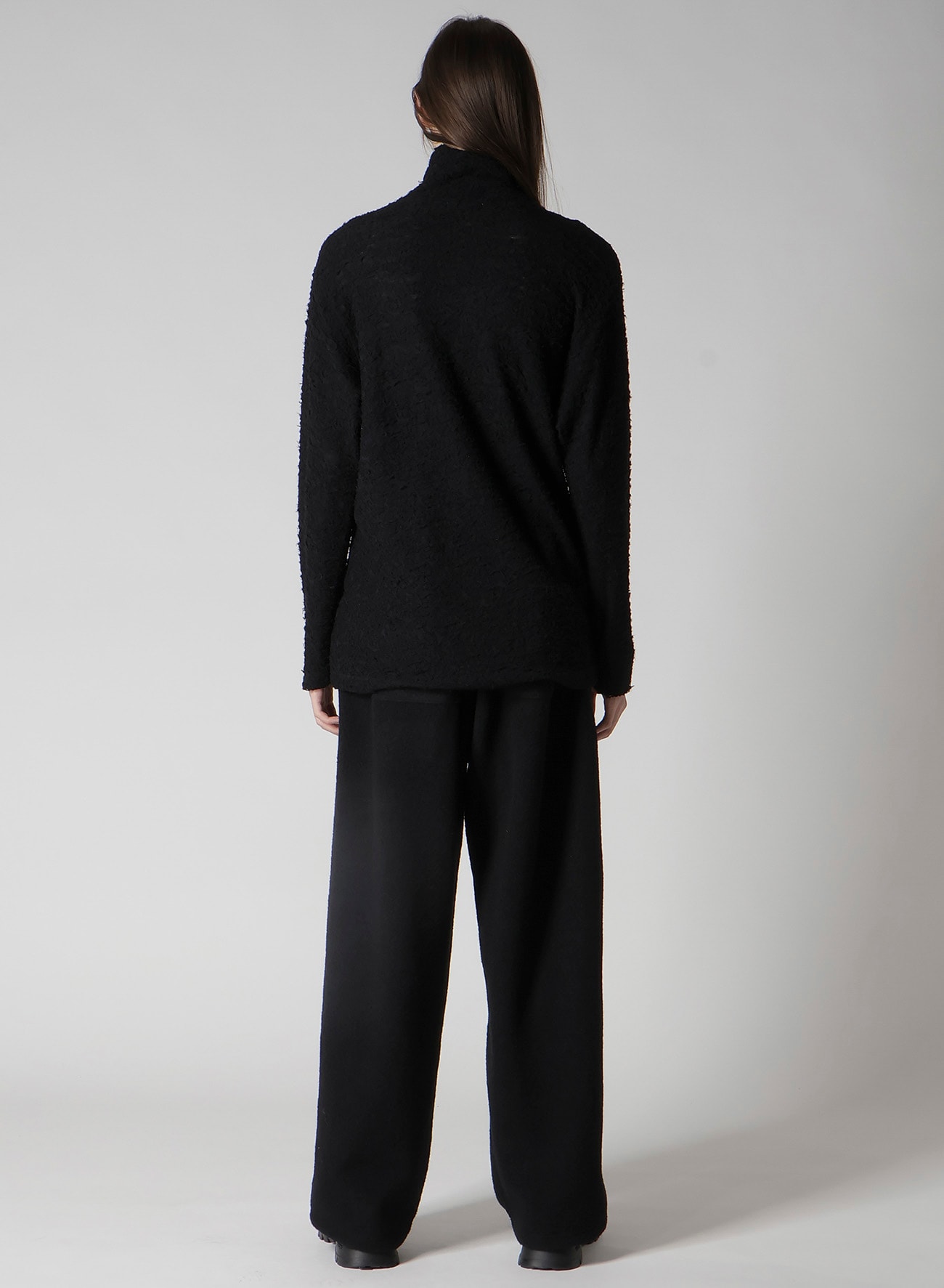 1/60 DOUBLE JACQUARD HIGH NECK PULLOVER
