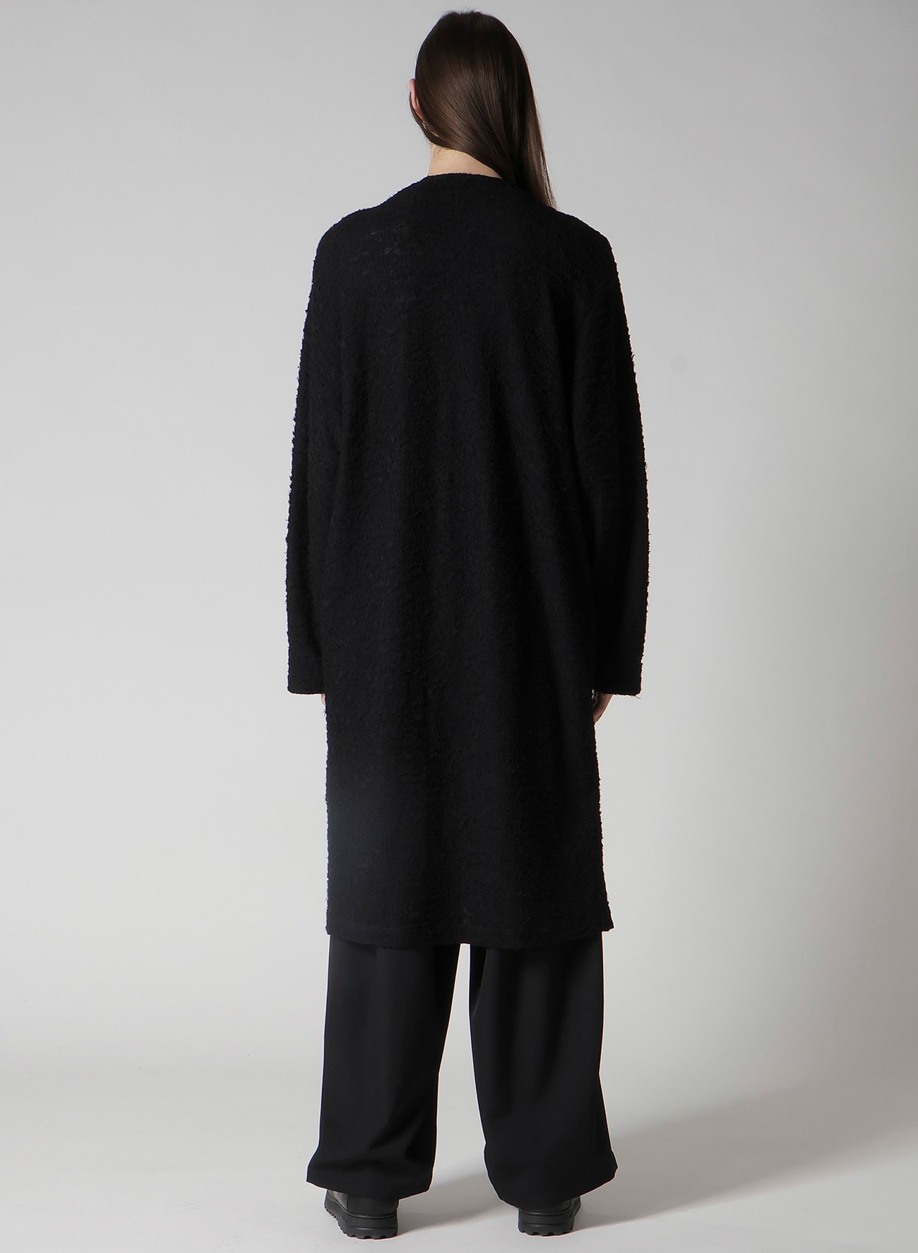 1/60 DOUBLE JACQUARD LONG CARDIGAN