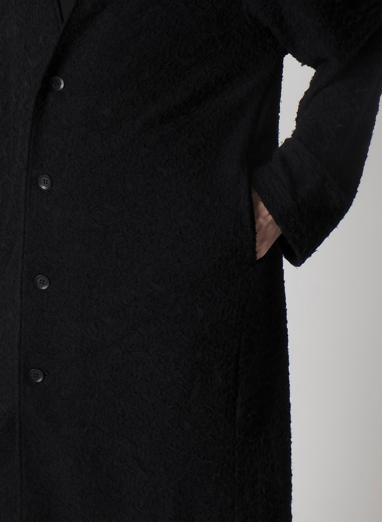 1/60 DOUBLE JACQUARD LONG CARDIGAN