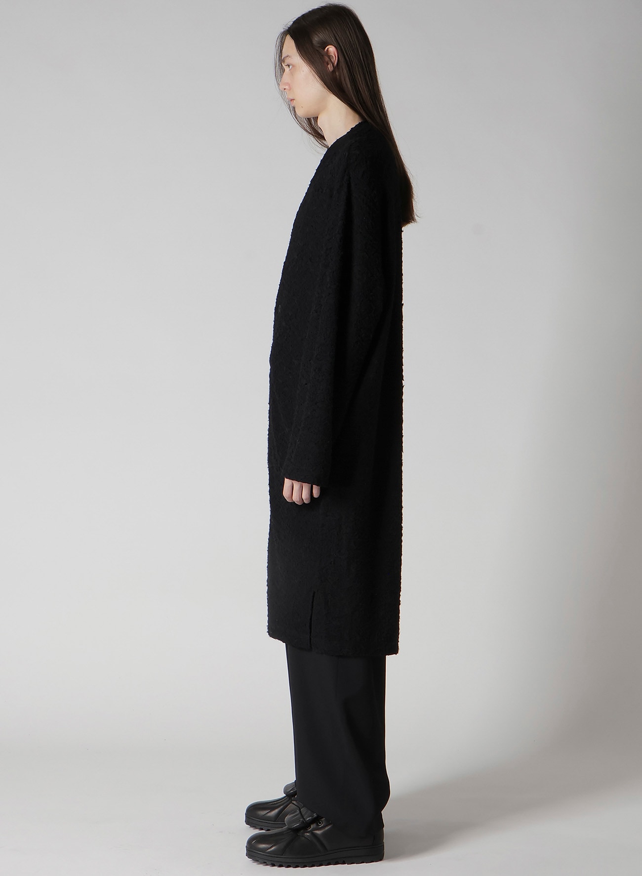 1/60 DOUBLE JACQUARD LONG CARDIGAN
