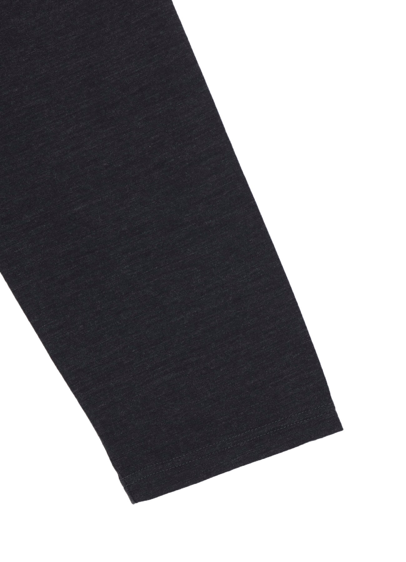 WOOL SINGLE JERSEY SIDE SLIT BUTTON DETAIL T