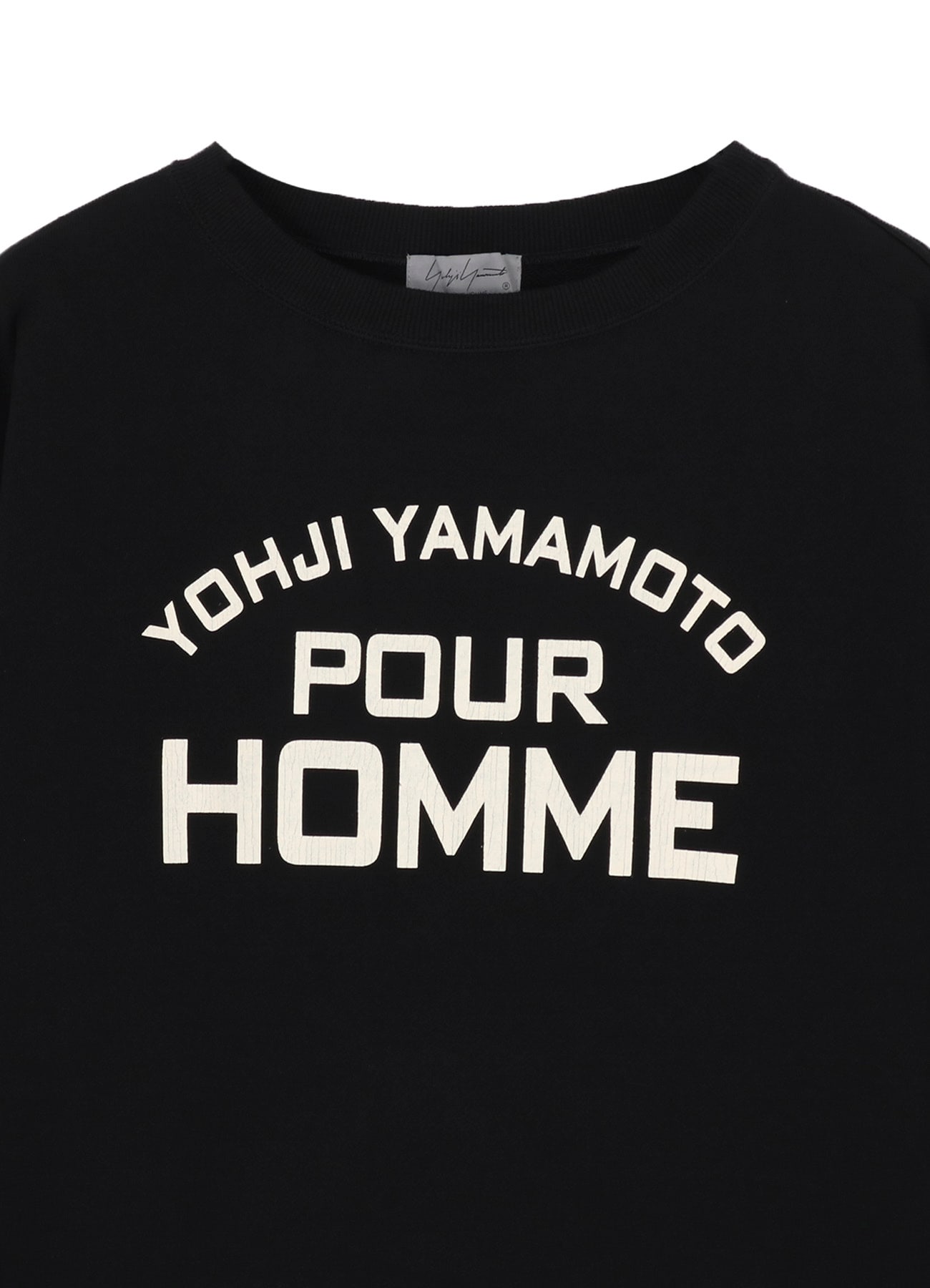 PIGMENT PRINT ARCH LOGO SWEAT(FREE SIZE Black): Yohji