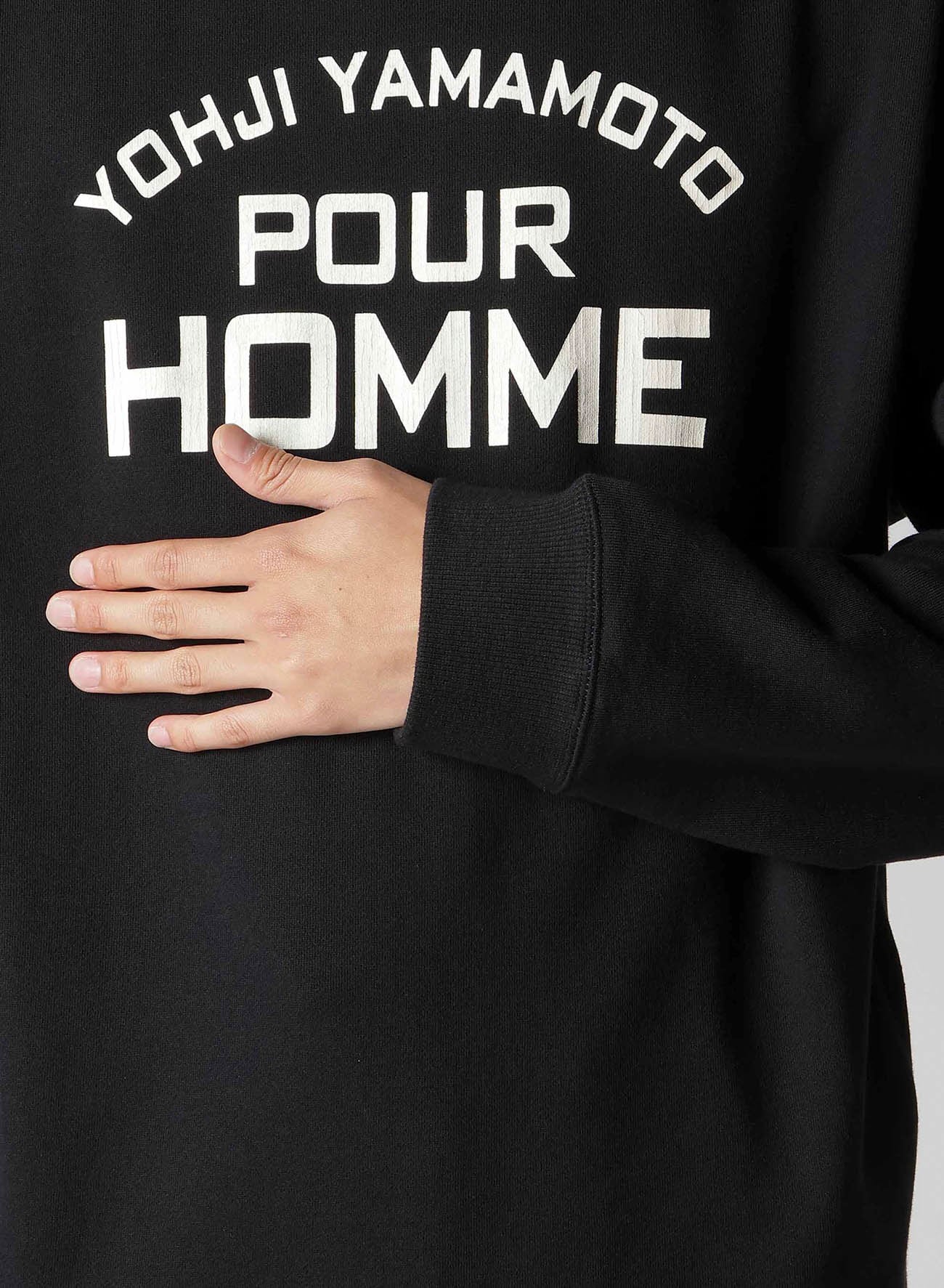 PIGMENT PRINT ARCH LOGO SWEAT(FREE SIZE Black): Yohji