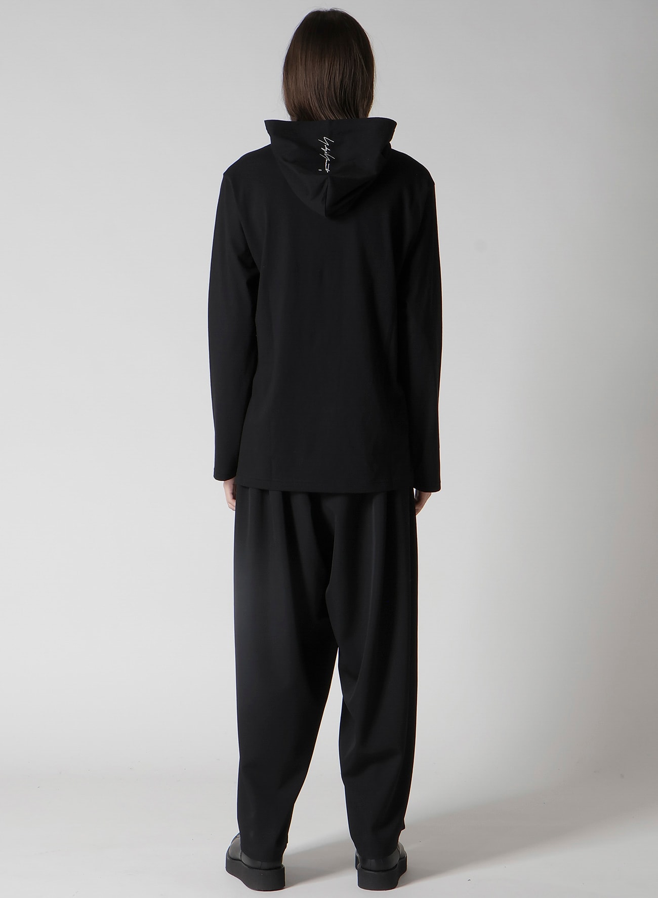 30/- PLAIN STITCH HOOD SIGNATURE PRINT HOODIE