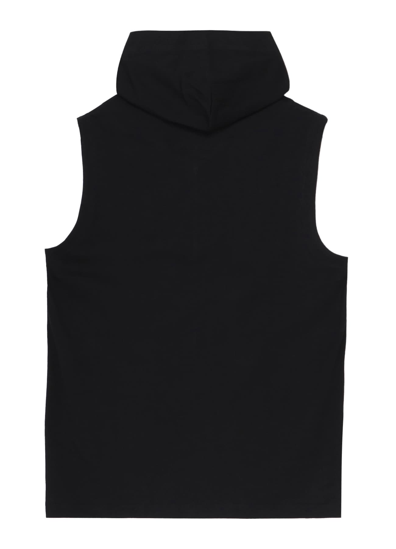 HIGH DENSITY JERSEY HOODED ZIP VEST