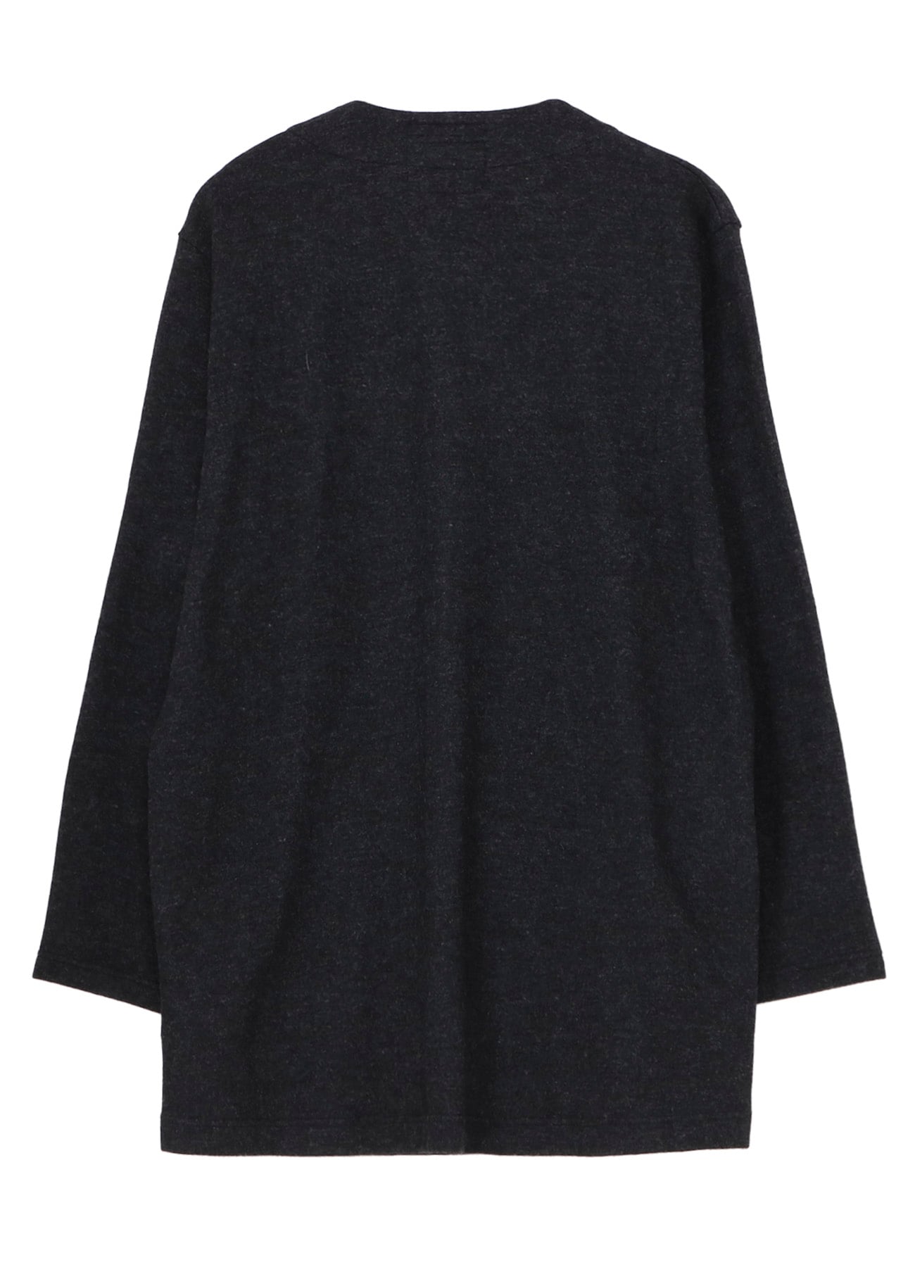 WOOLLEN JERSEY ROUND NECK JACKET
