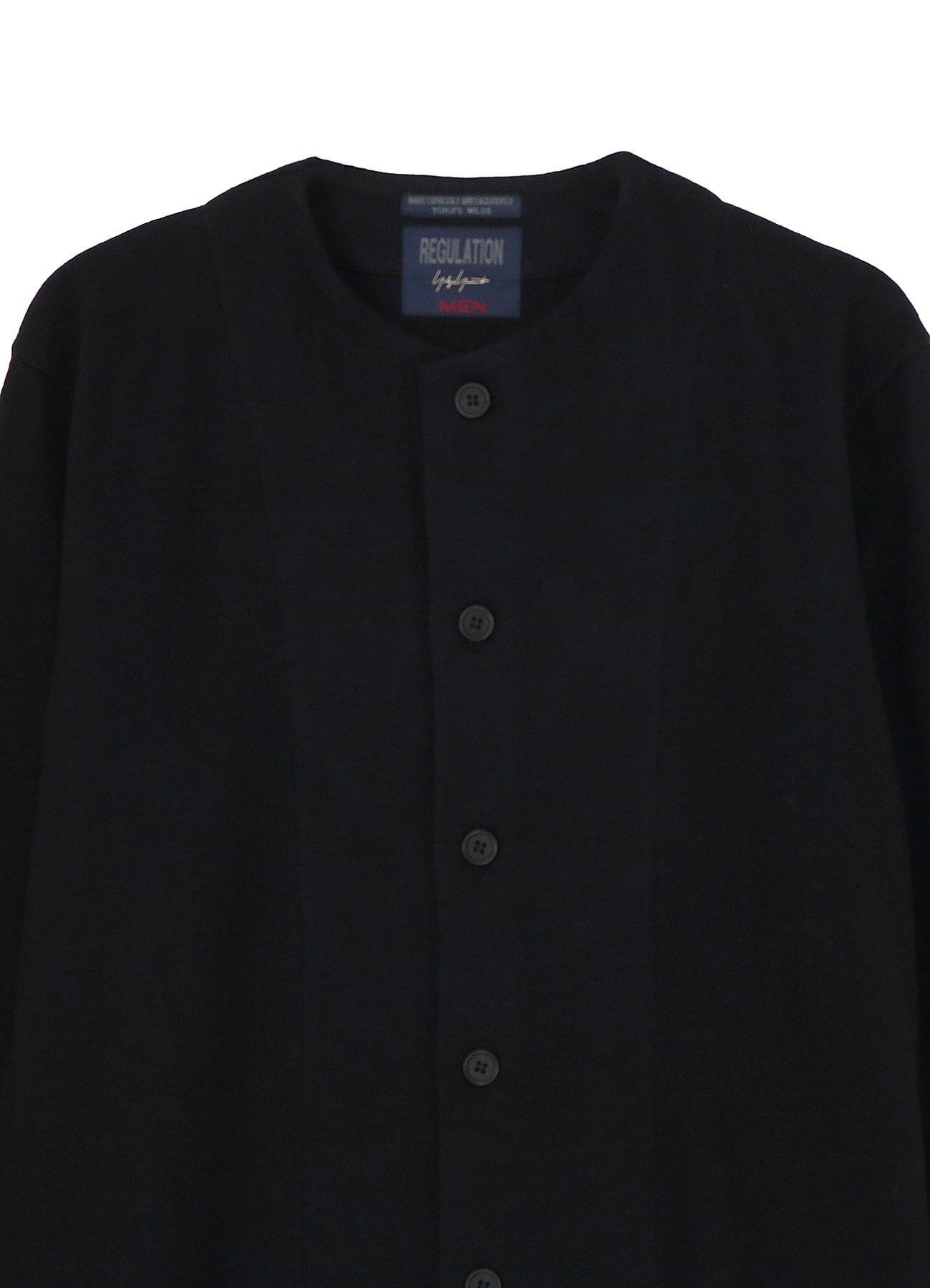 WOOLLEN JERSEY ROUND NECK JACKET