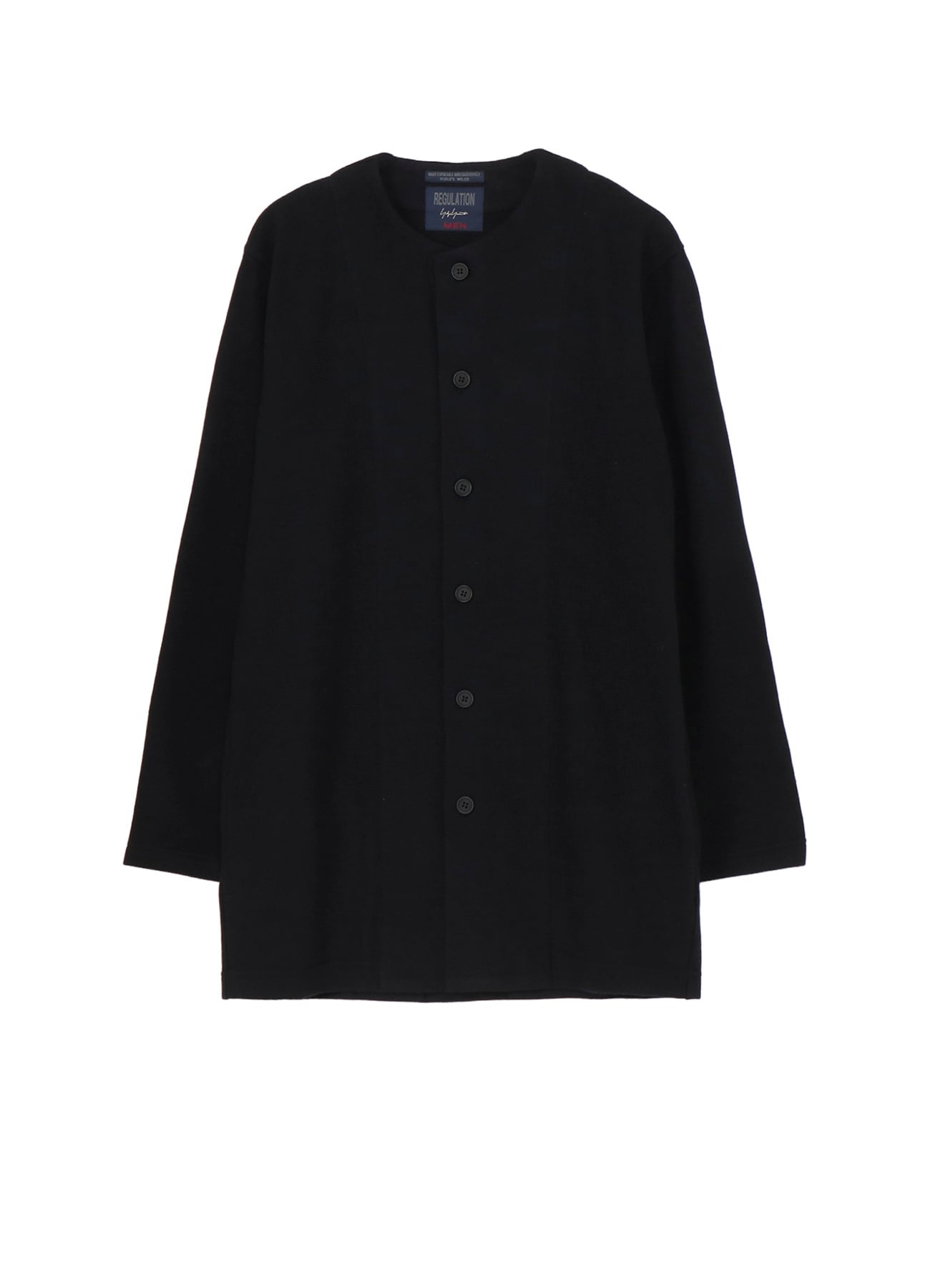 WOOLLEN JERSEY ROUND NECK JACKET