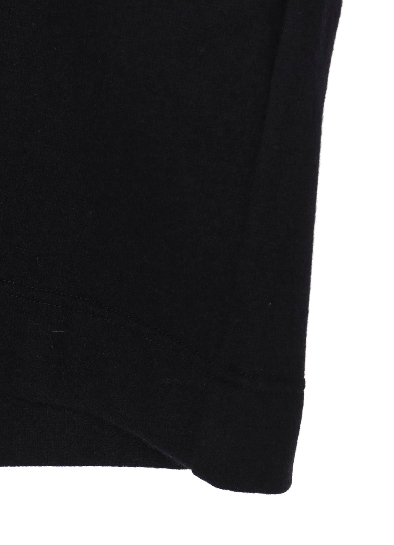 WOOLLEN JERSEY HIGH NECK LONG COAT