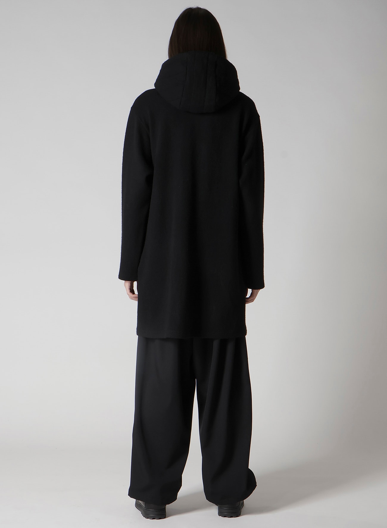1/12 WOOL JACQUARD PADDED HOODIE