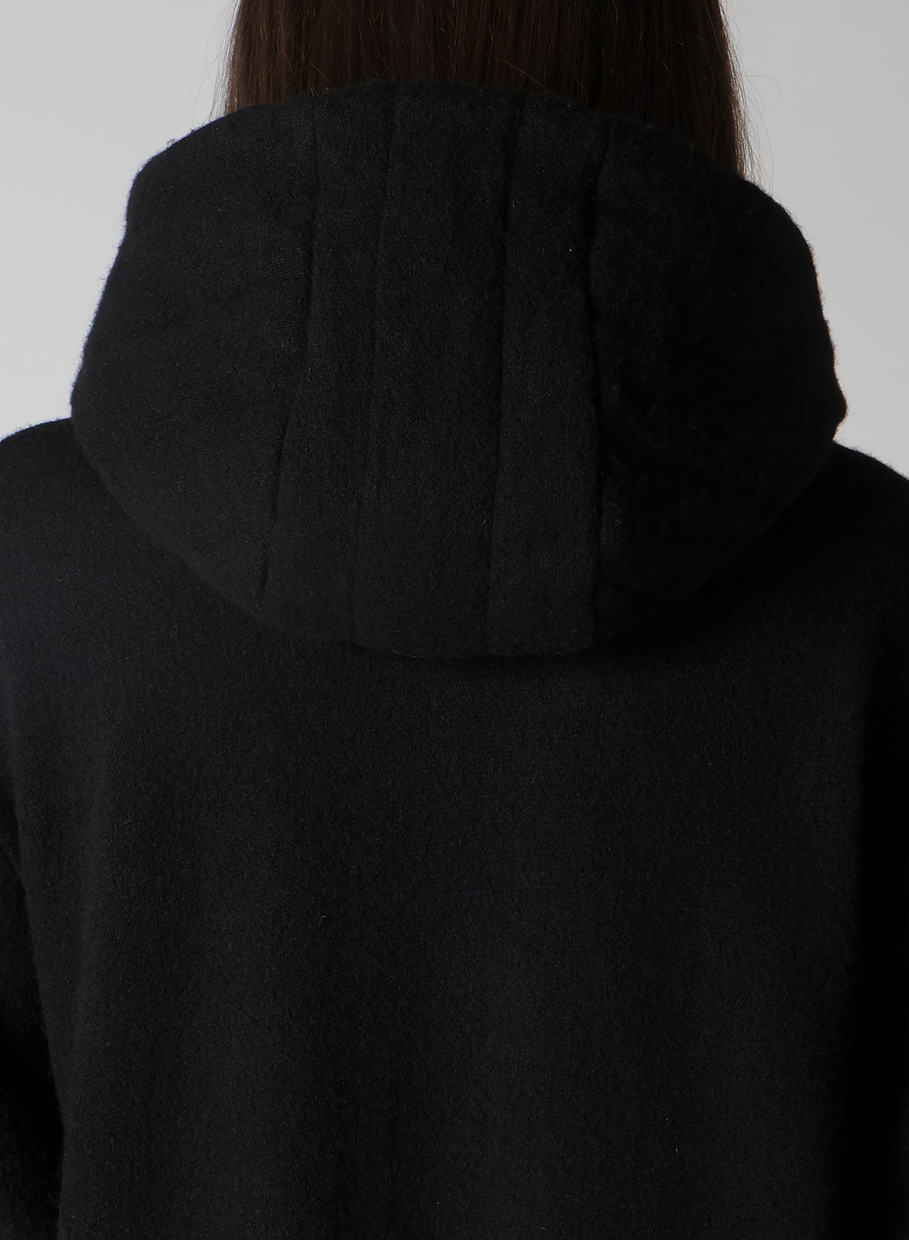 1/12 WOOL JACQUARD PADDED HOODIE