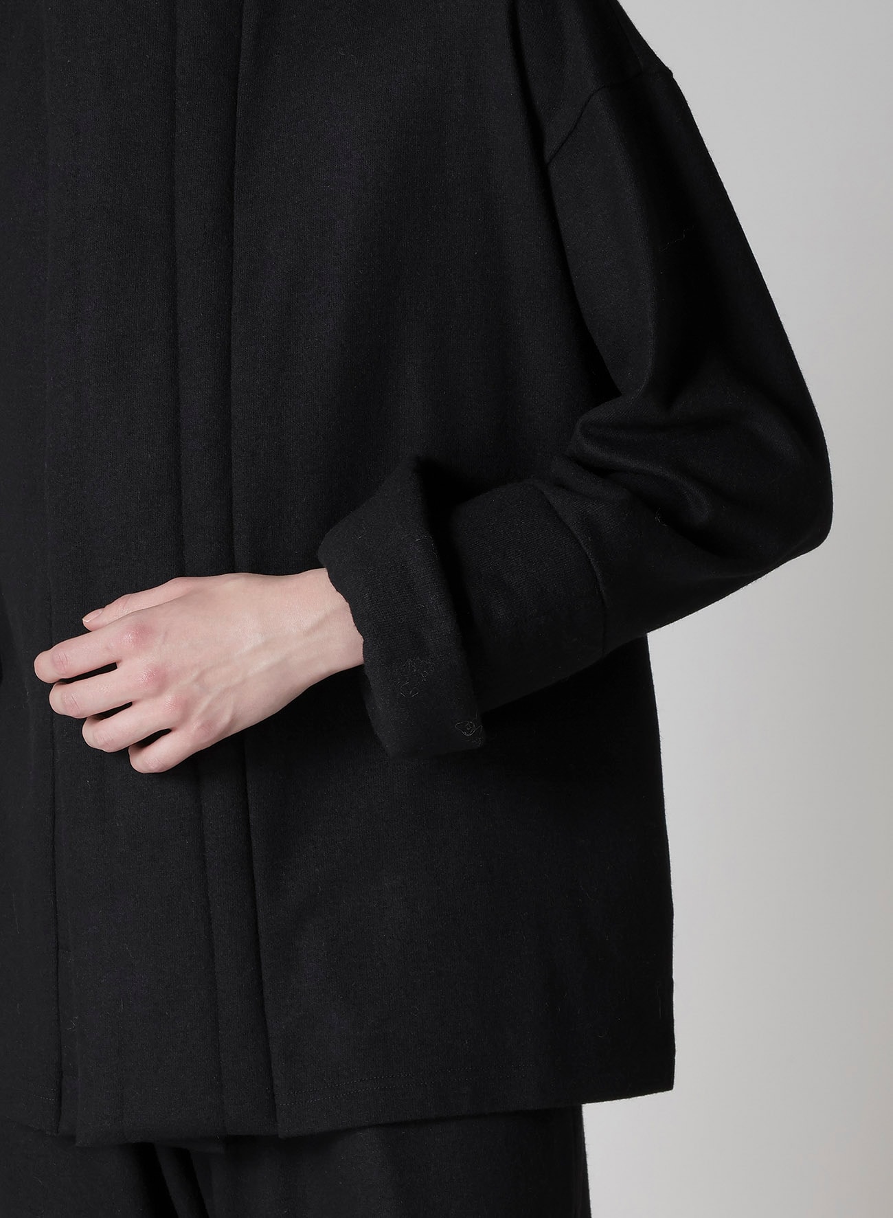 WOOLEN SINGLE PADDED JACKET