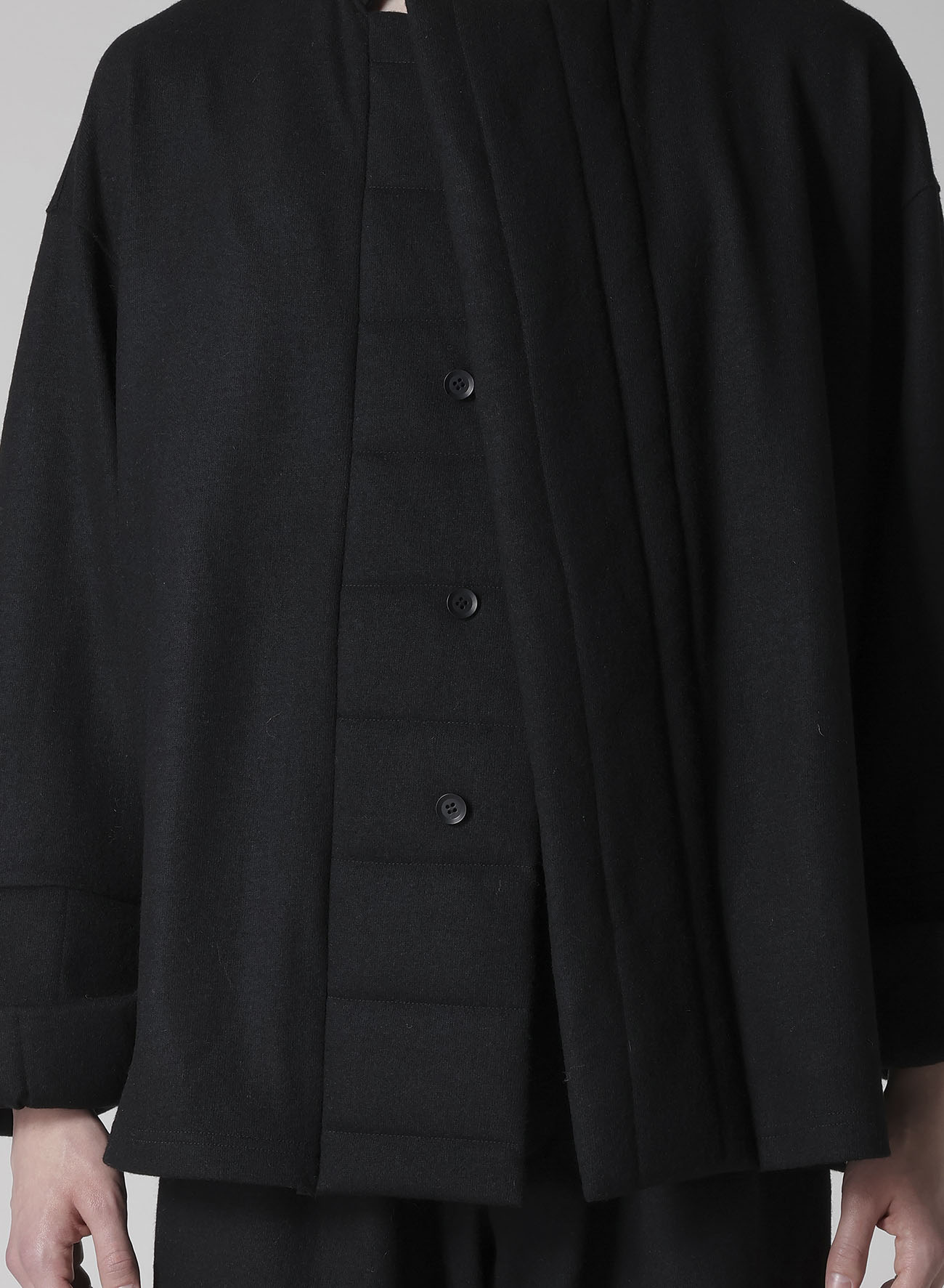 WOOLEN SINGLE PADDED JACKET