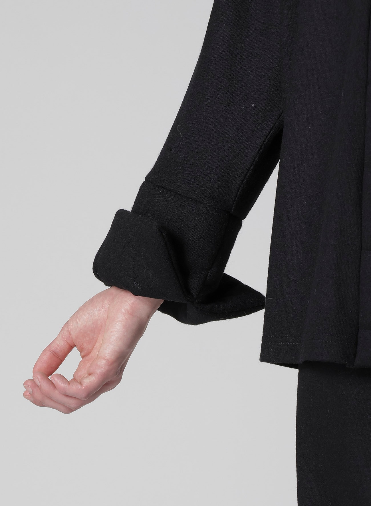 WOOLEN SINGLE PADDED JACKET