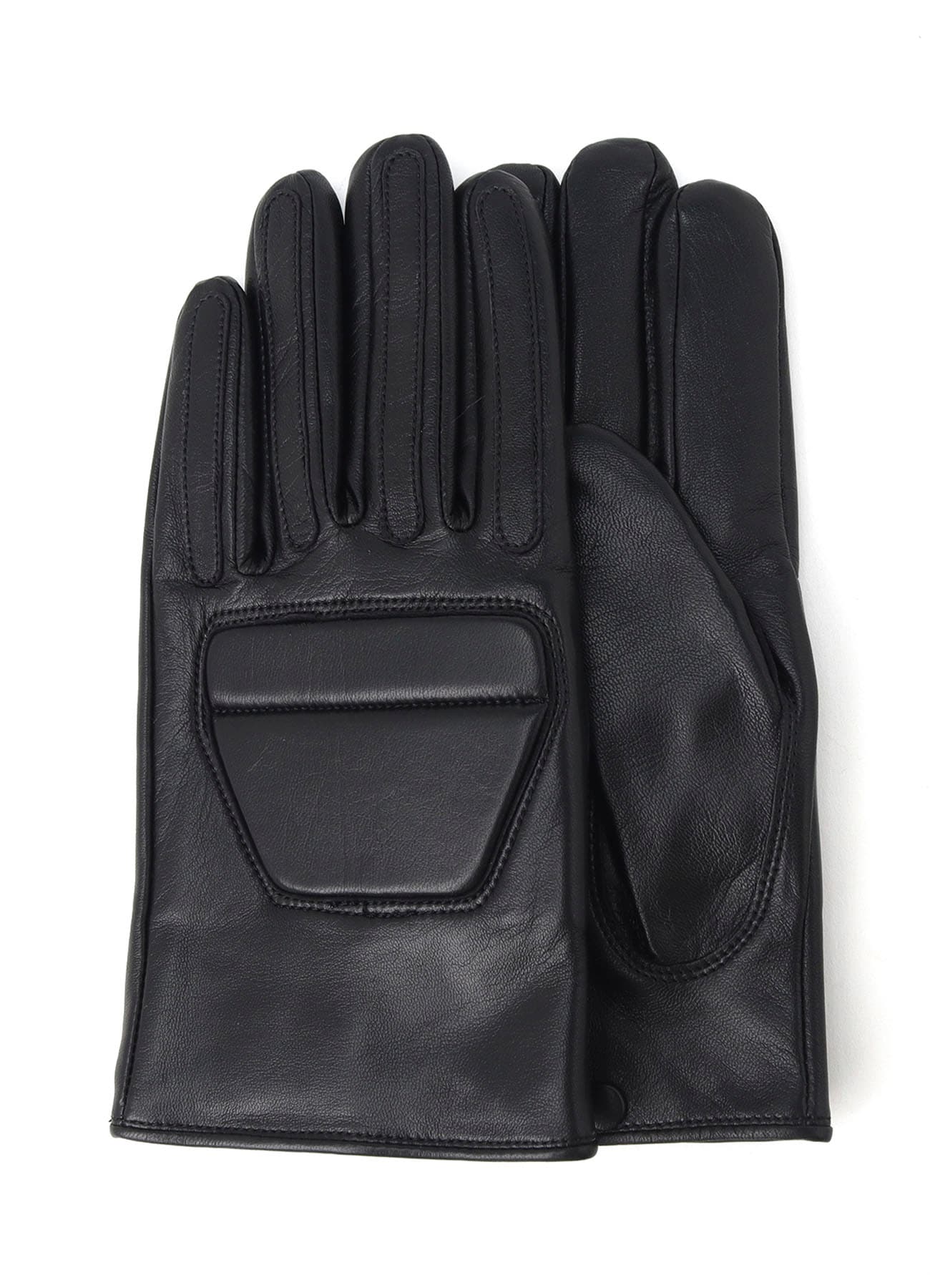 LAMB SKIN PADDED SHORT GLOVES