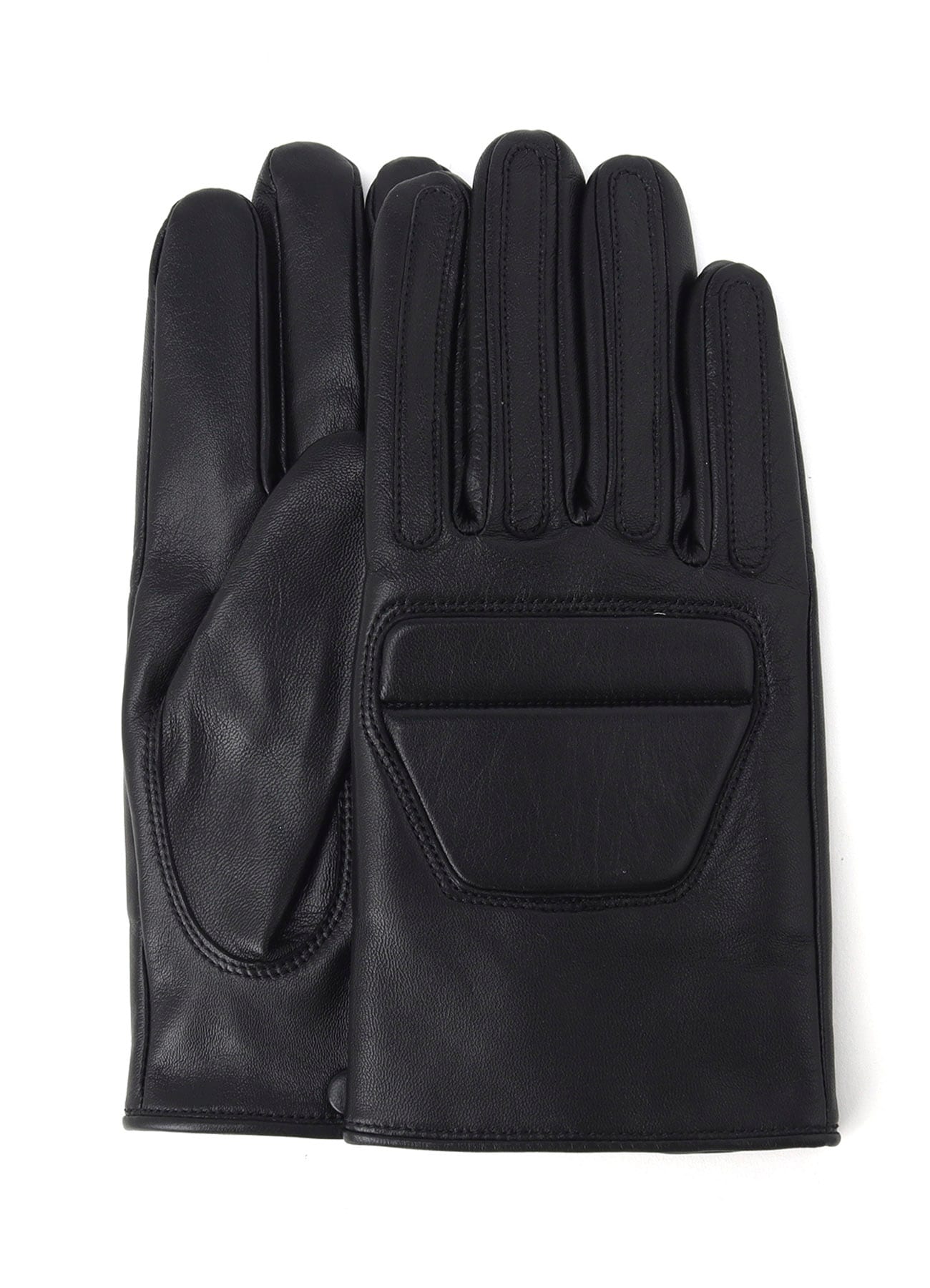 LAMB SKIN PADDED SHORT GLOVES