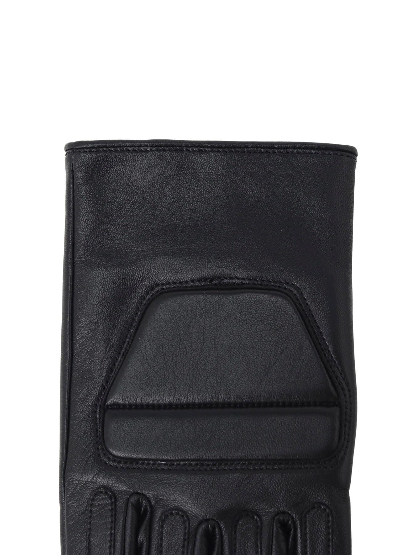 LAMB SKIN PADDED SHORT GLOVES