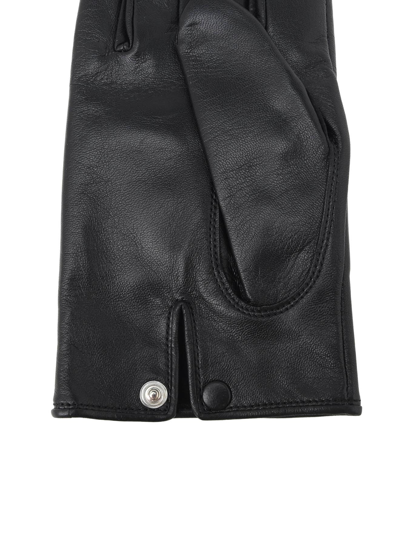 LAMB SKIN PADDED SHORT GLOVES