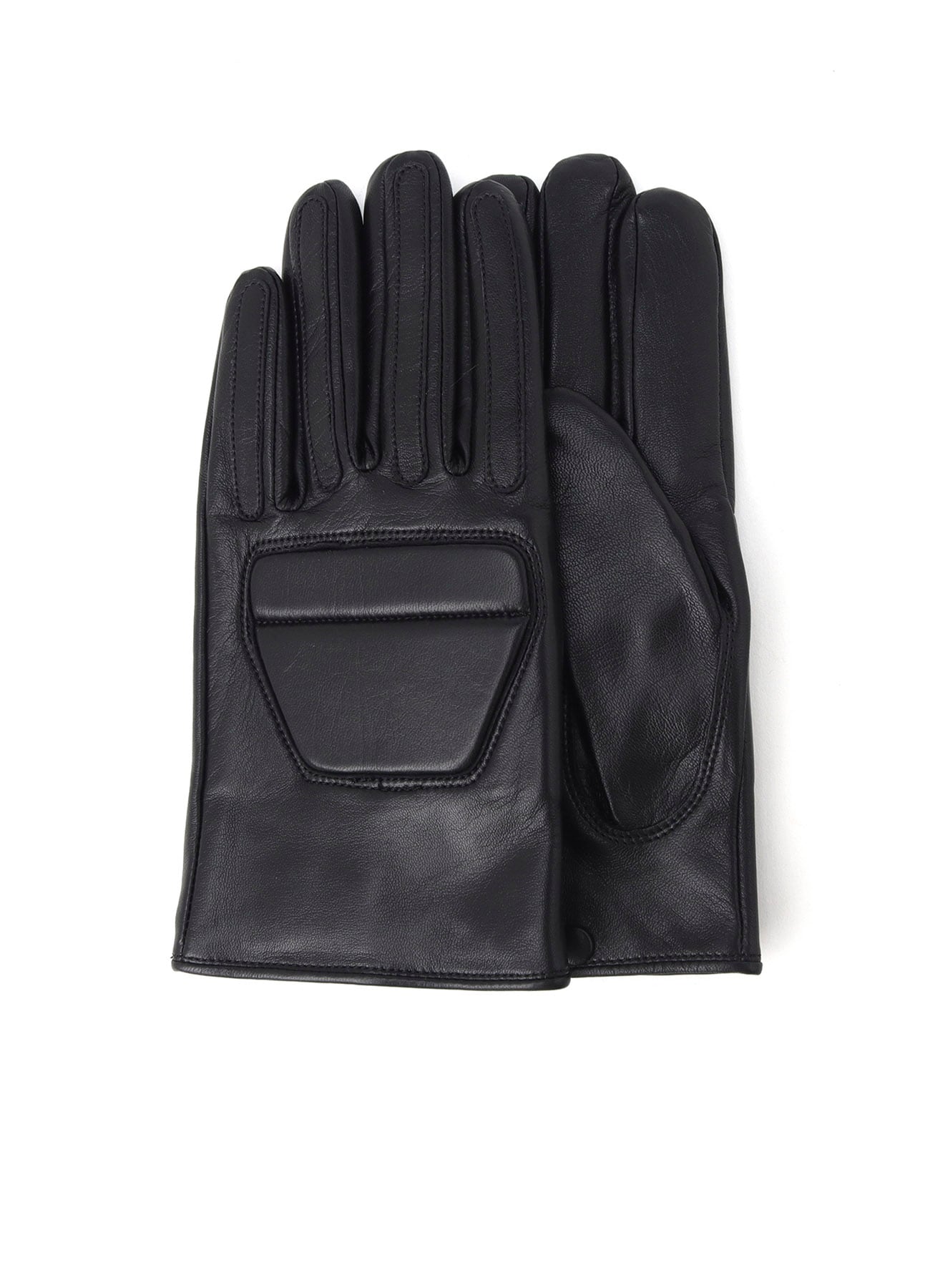 LAMB SKIN PADDED SHORT GLOVES