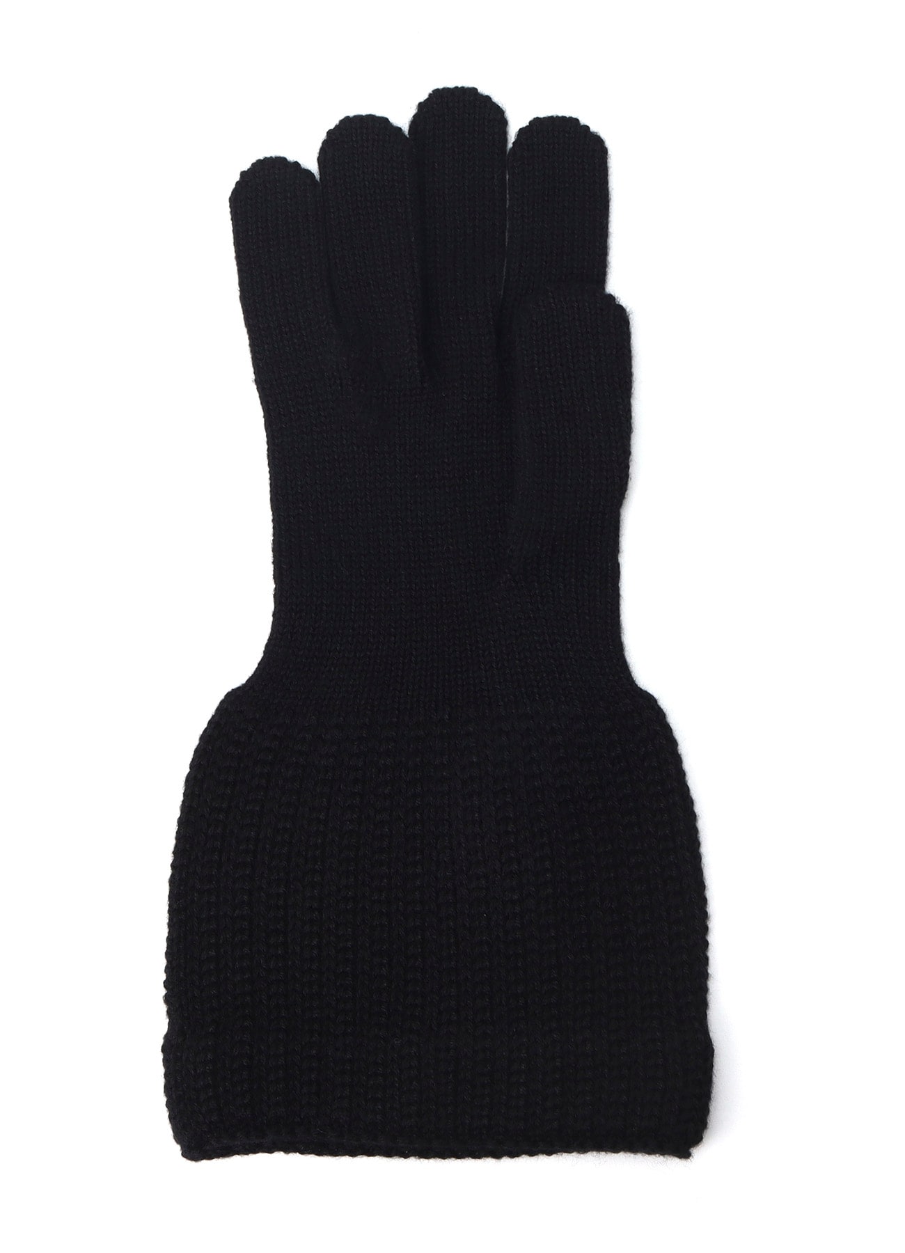 W/AC CARDIGAN STITCH KNITTED CUFFS GLOVES