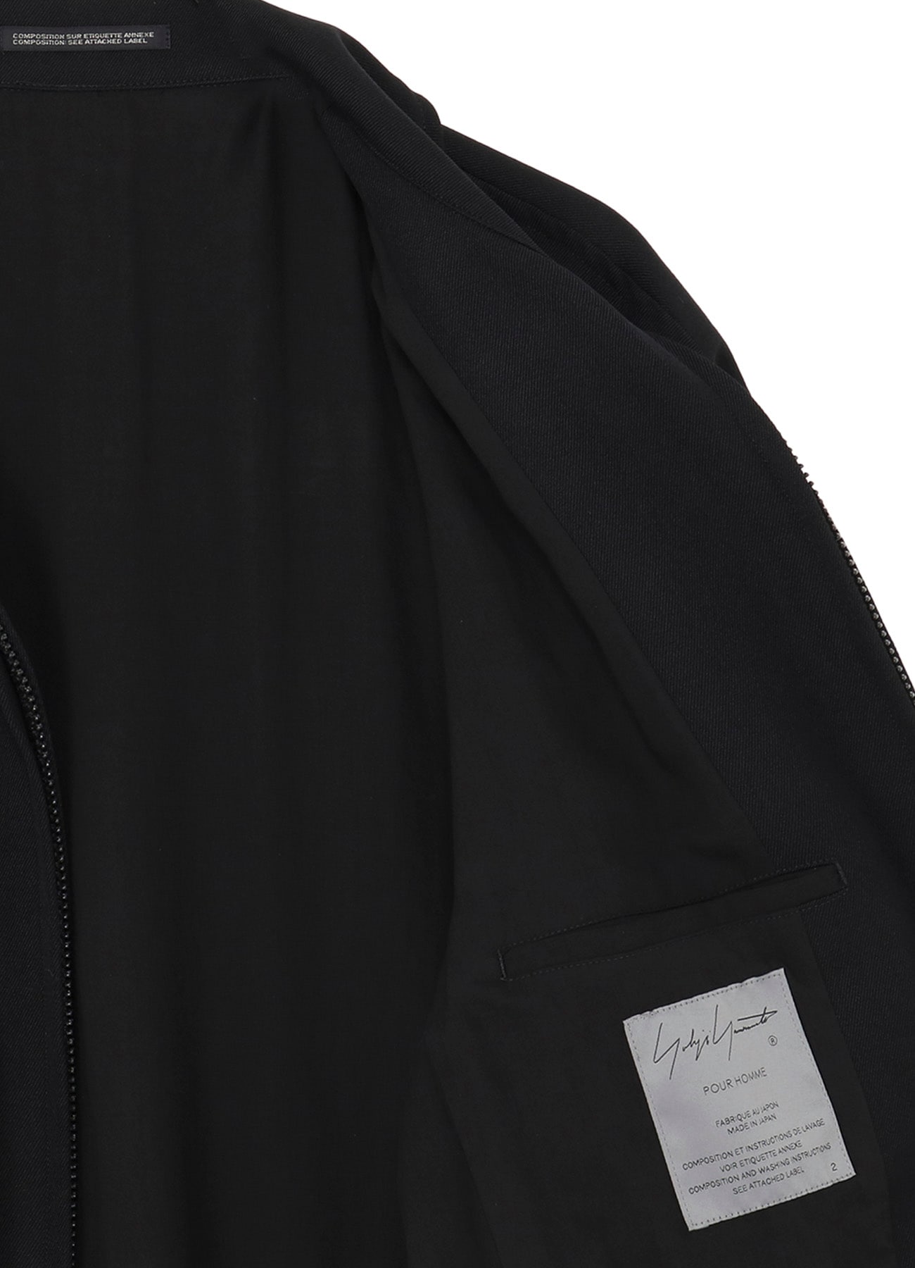 ARMY GABARDINE COLLAR TAB BLOUSON