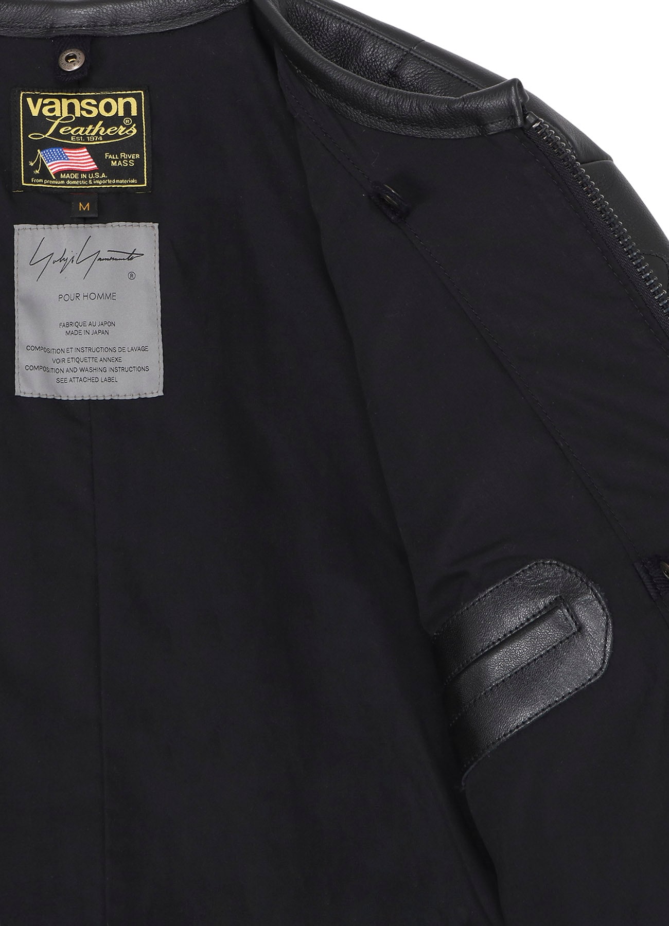 Yohji Yamamoto × VANSON LEATHERS BONE JACKET