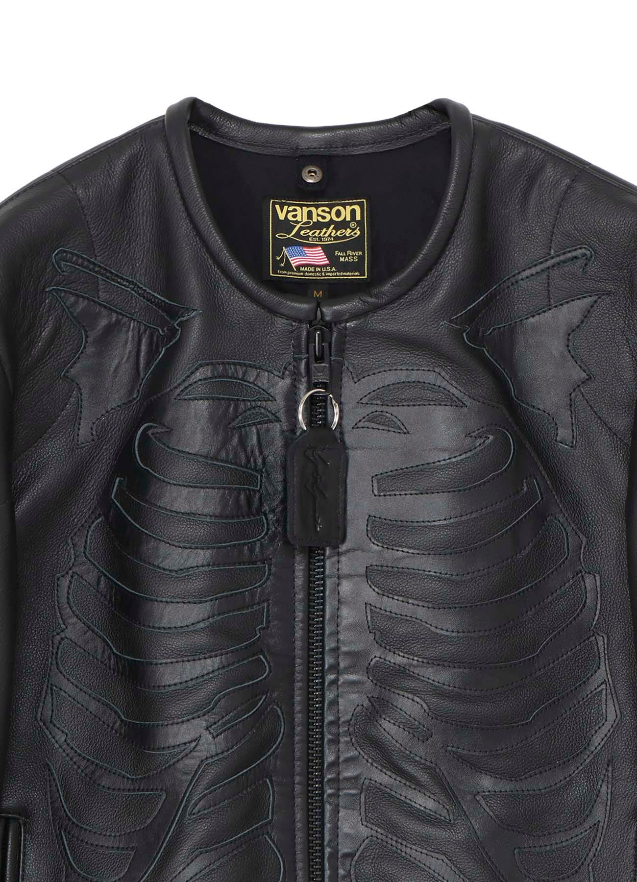 Yohji Yamamoto × VANSON LEATHERS BONE JACKET