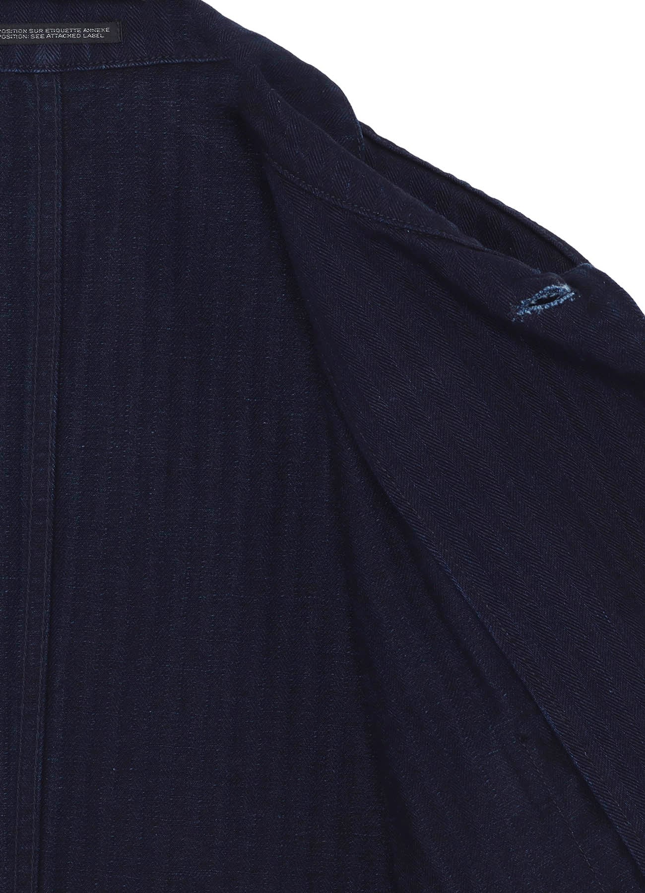 BS HERRINGBONE DENIM 5BS OVERLAP POCKET BLOUSON