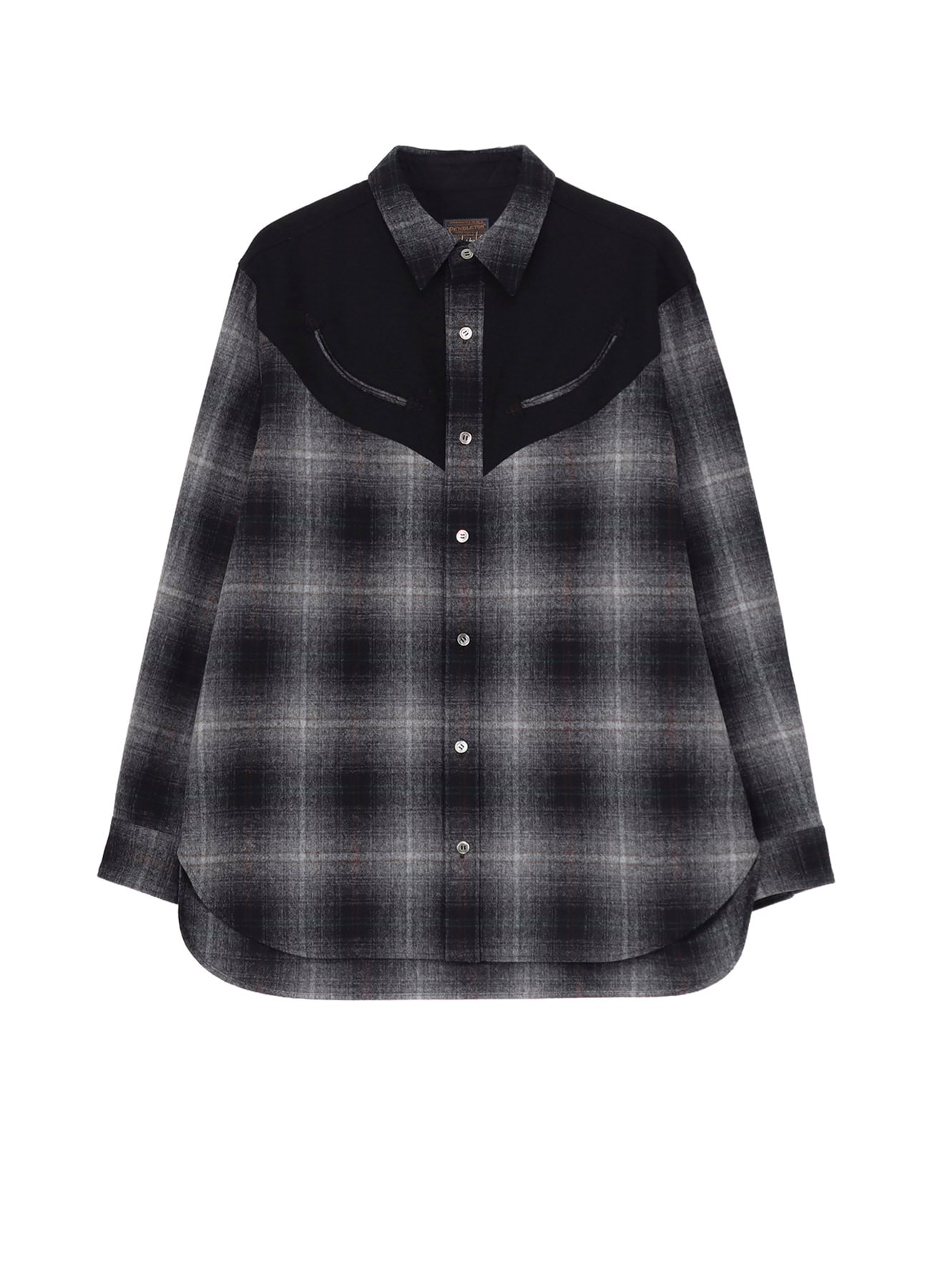 Yohji Yamamoto × PENDLETON PLAID BLOUSE D