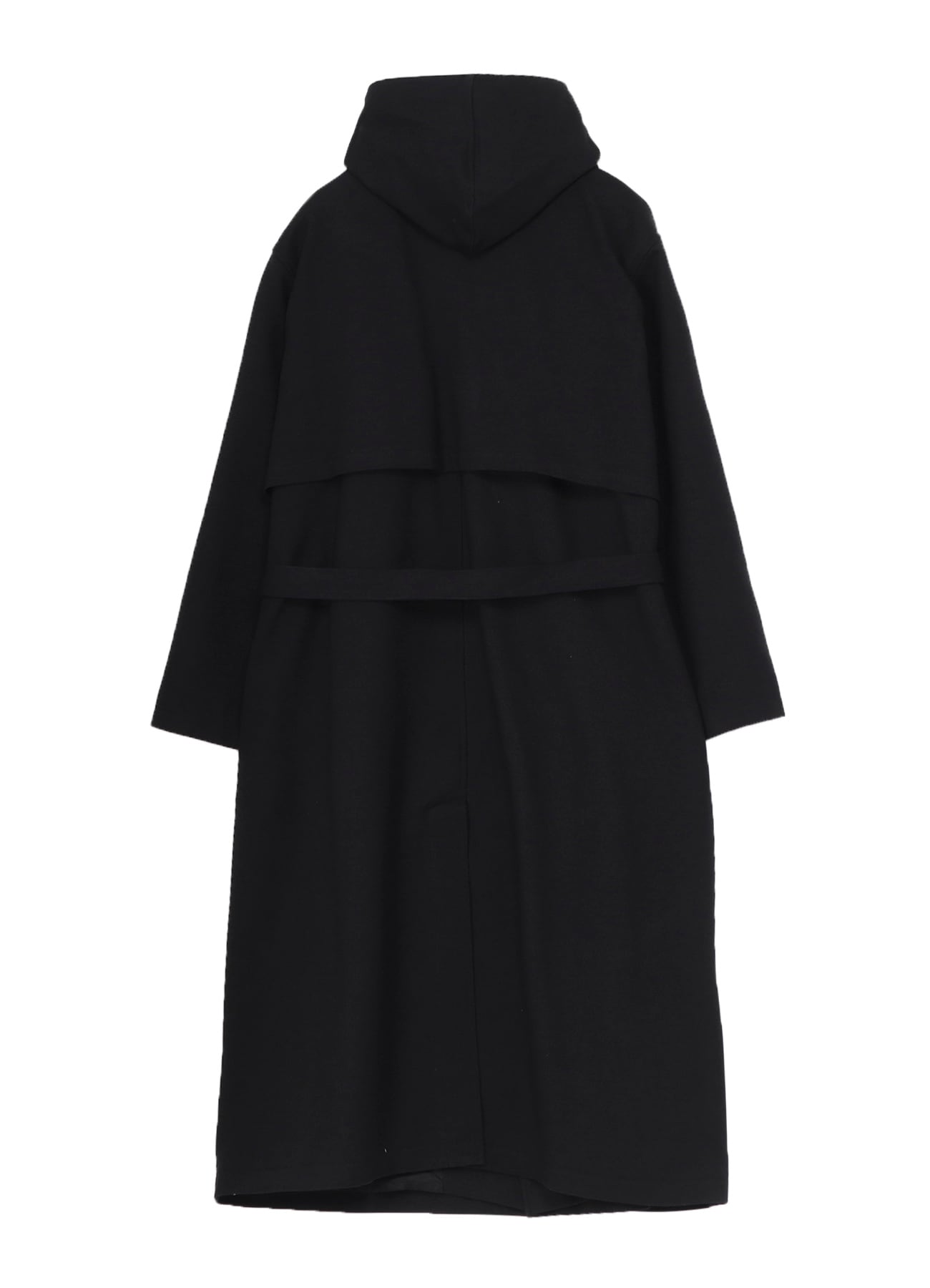 ARMY SERGE HOODED TRENCH COAT