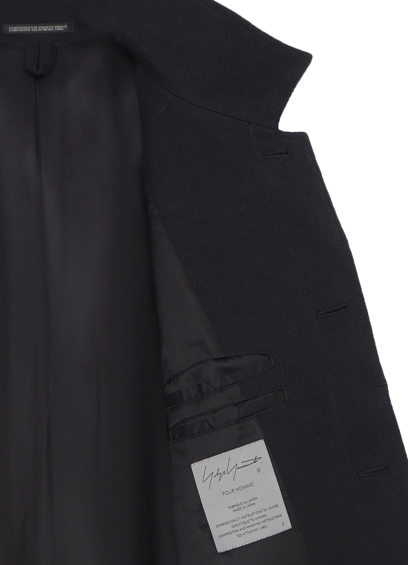 ARMY SERGE HOODED TRENCH COAT