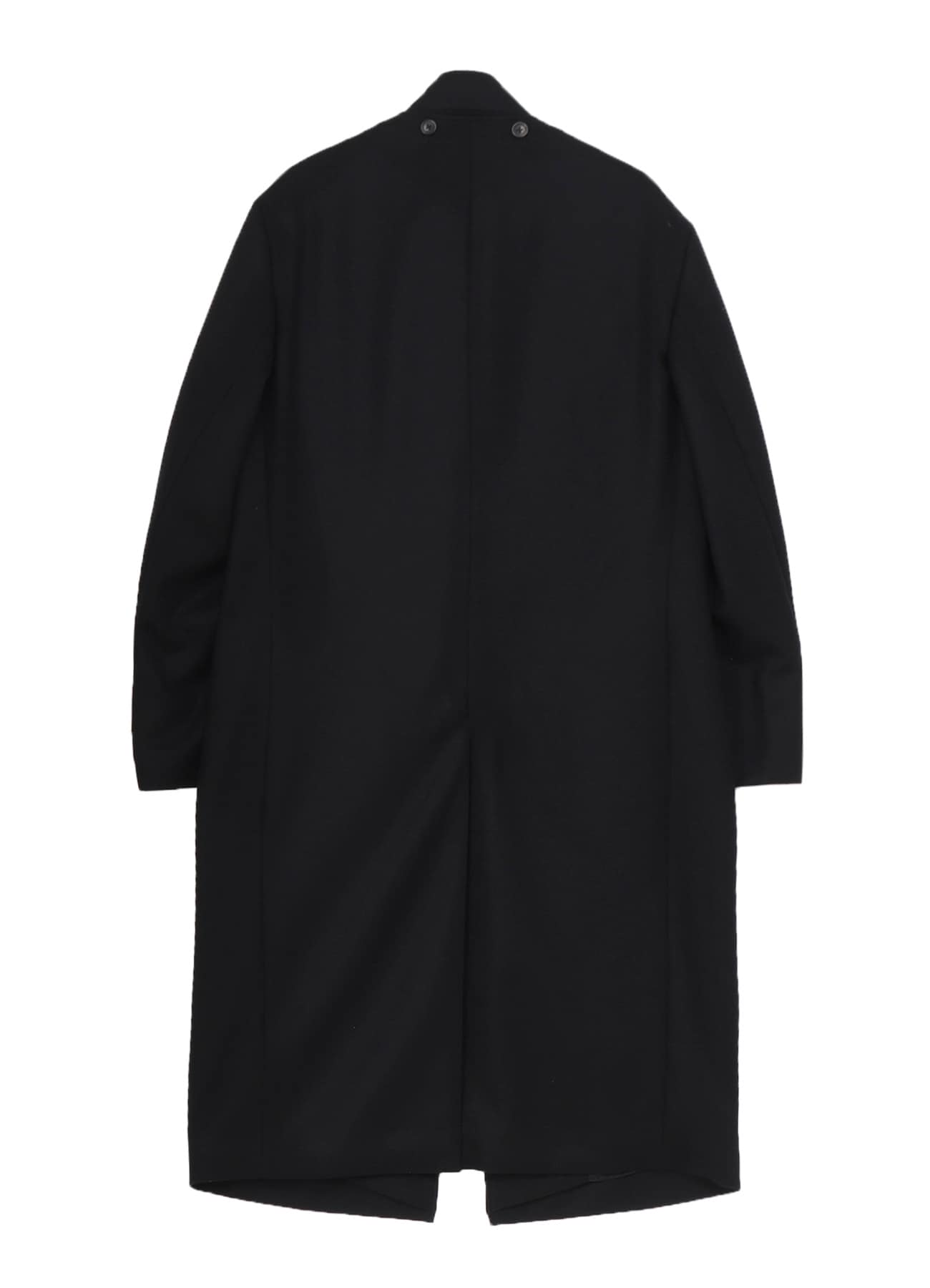 トップス　ブラック TASMANIA FLANNEL SPARE STAND COLLAR COAT(XS Black): Yohji Yamamoto