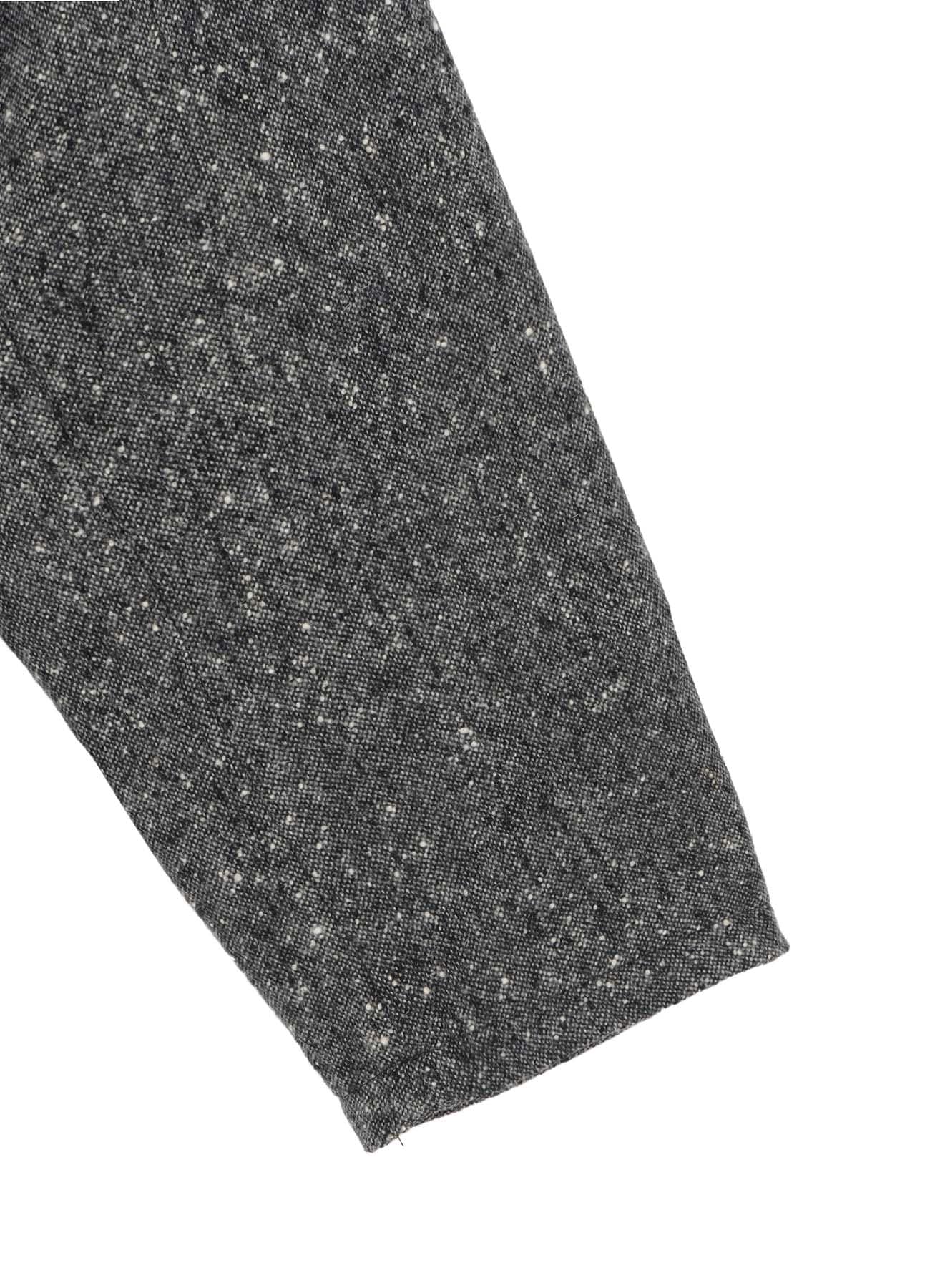 NEP TWEED FLY FRONT HOODED COAT