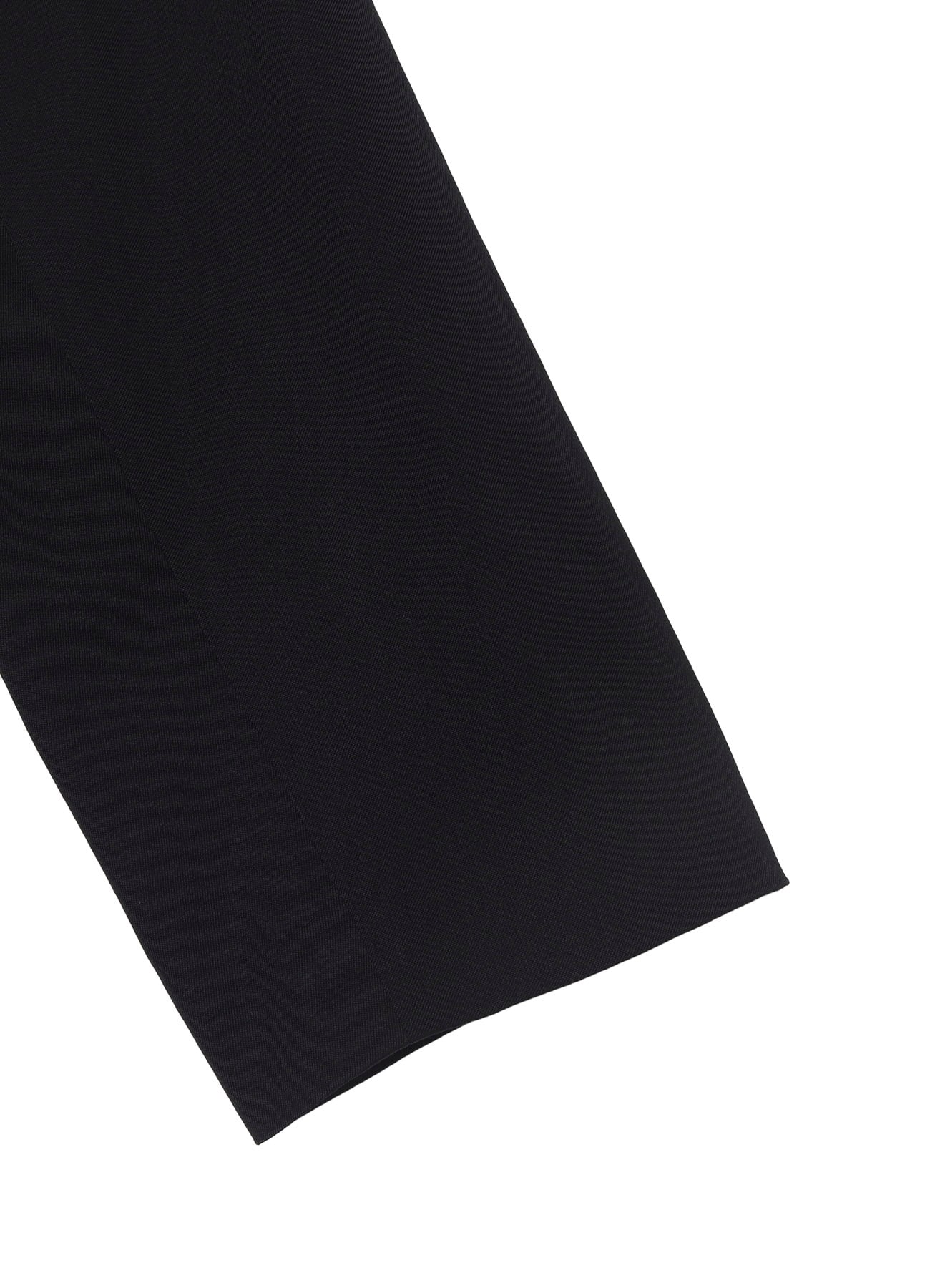 WOOL GABARDINE 3BUTTONS ZIP LONG COAT