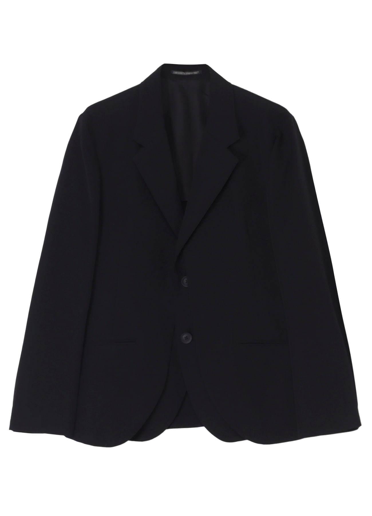 WOOL GABARDINE DOUBLE FRONT JACKET
