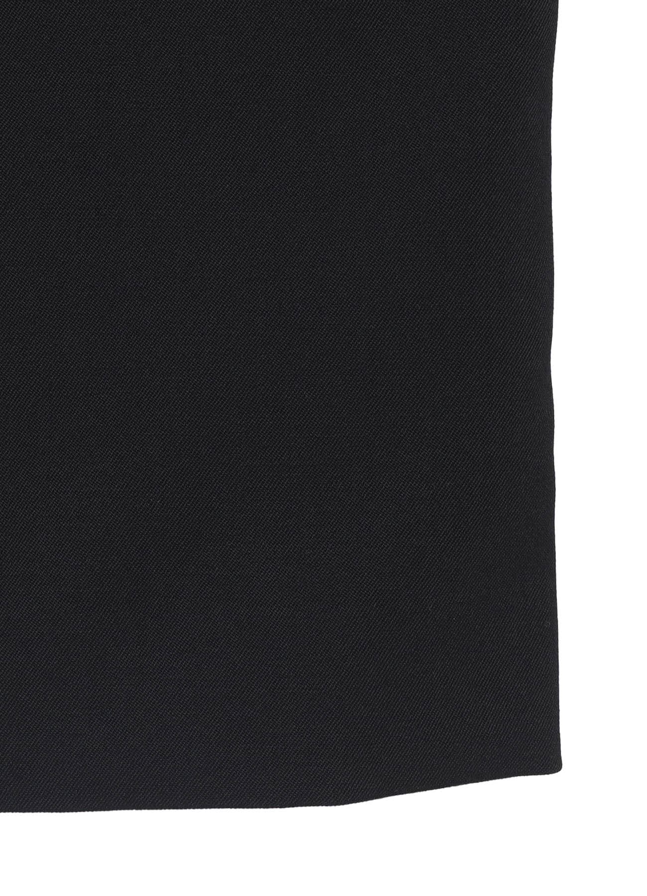 WOOL GABARDINE LEFT SEAM ZIPPER JACKET
