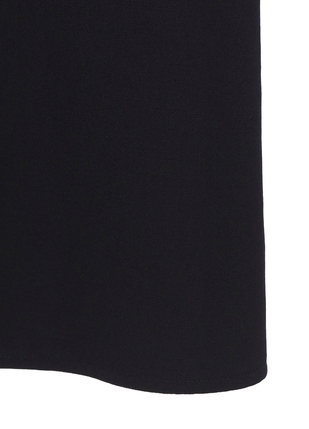 WOOL GABARDINE NAPOLEON LONG JACKET
