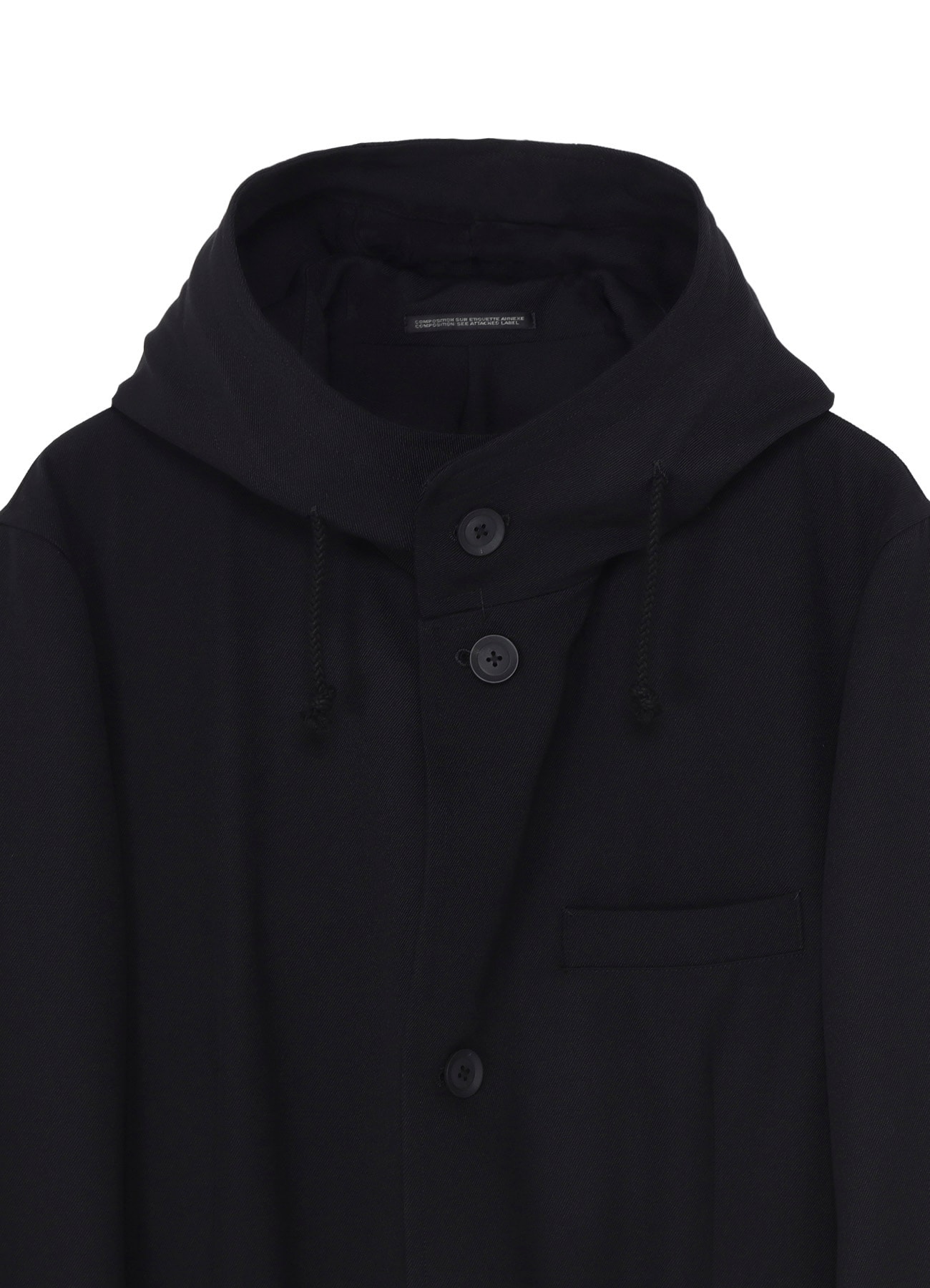 ARMY GABARDINE FOODED JACKET