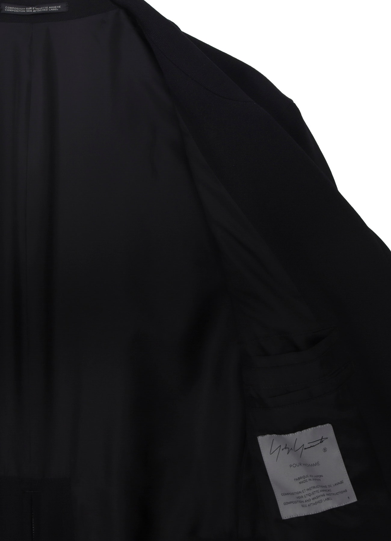 ARMY GABARDINE ZIPPER LONG JACKET