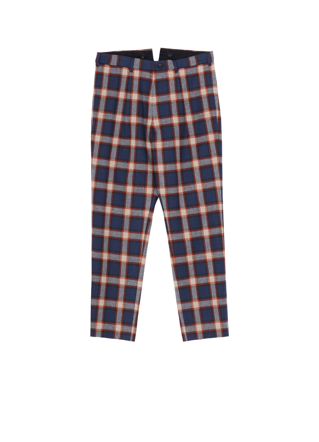 Yohji Yamamoto × PENDLETON PLAID PANTS B