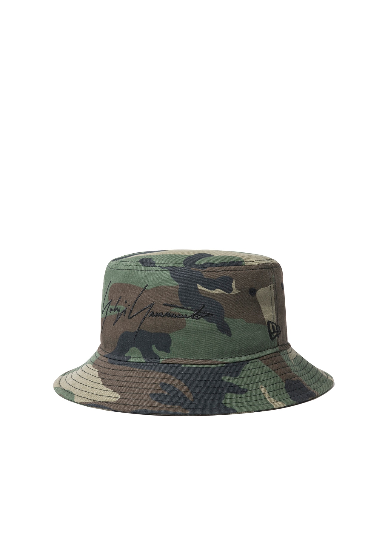 Yohji Yamamoto × New Era Bucket Camouflage Cotton
