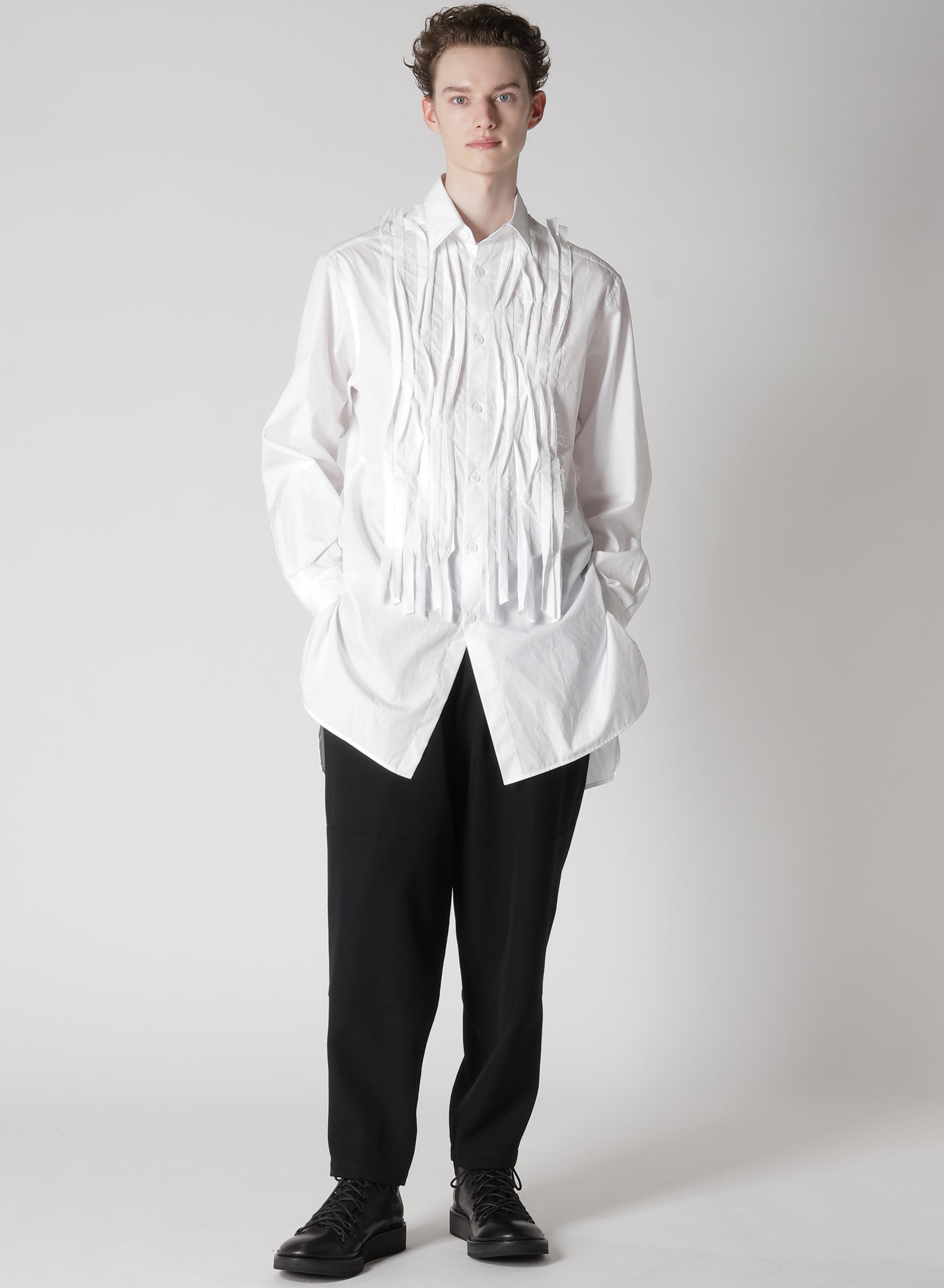 BROAD CHAIN STITCH BLOUSE WITH CLOTH
