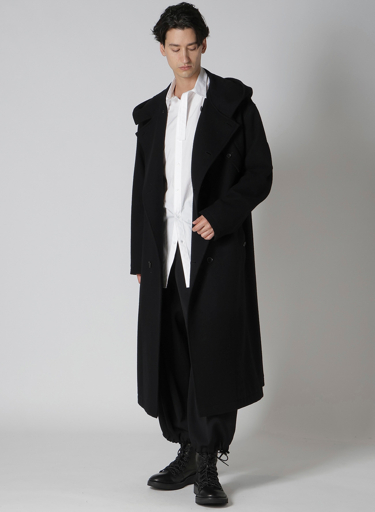 AIRY MOSSER W FRONT HOODED COAT