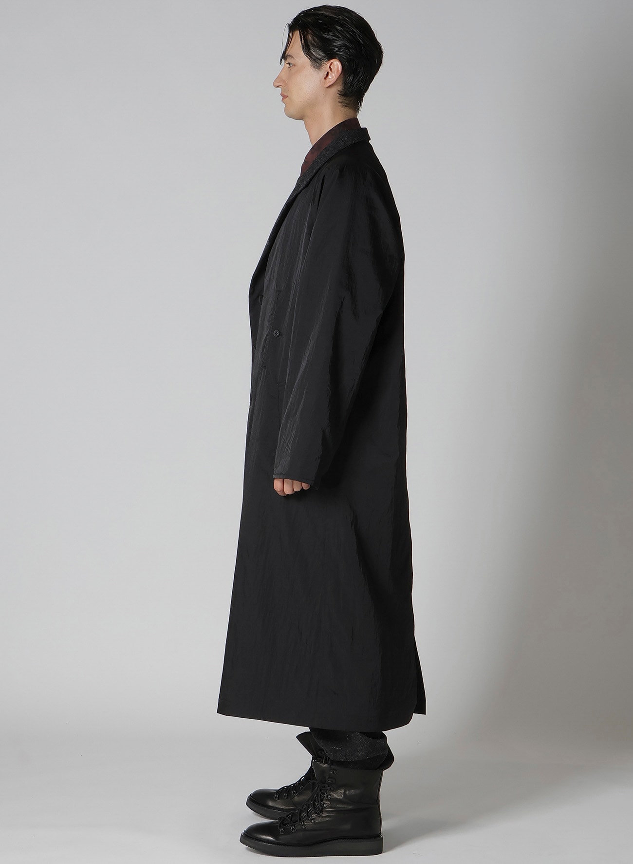 NYLON TWILL REVERSIBLE RAGLAN COAT