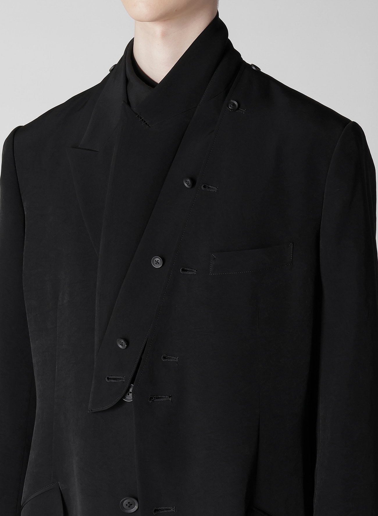 TA TUXEDO LAPEL JACKET