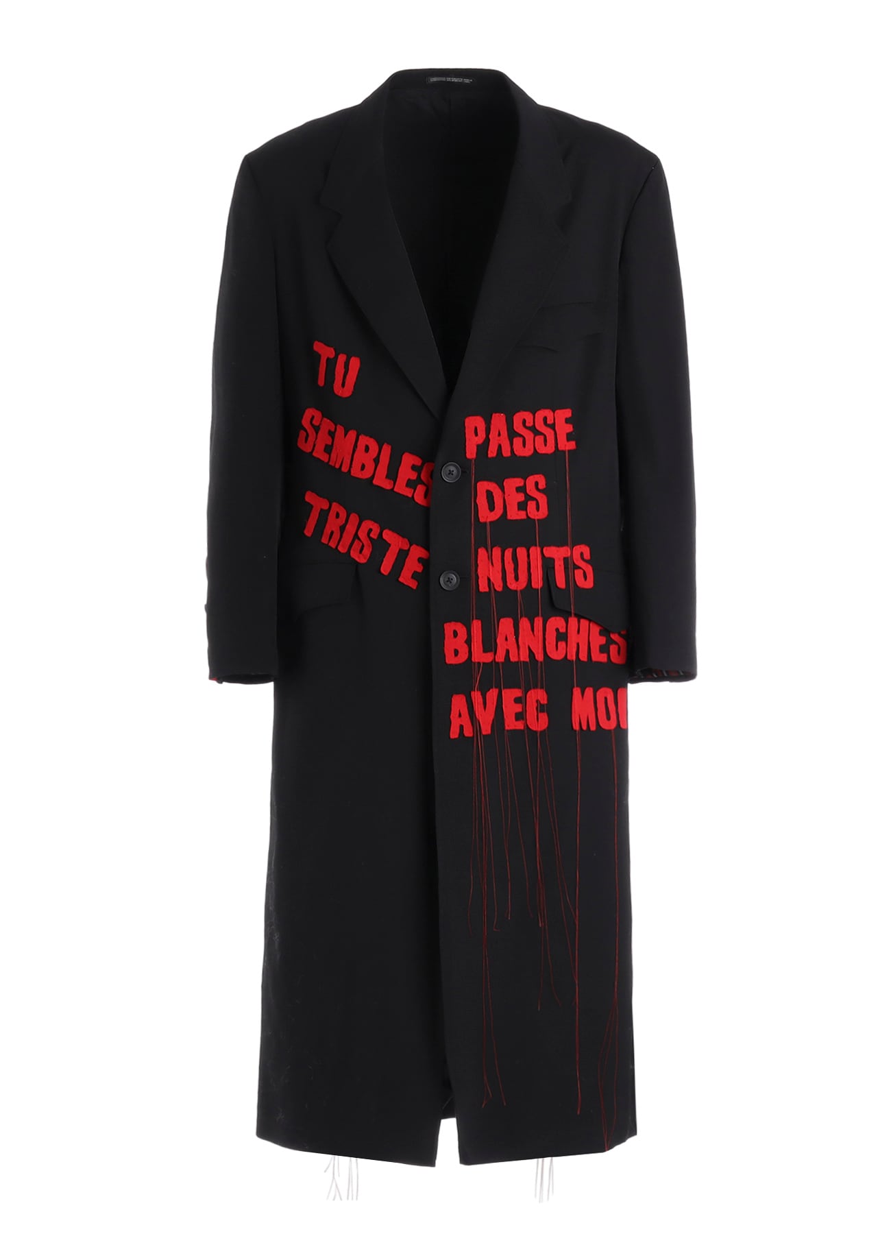 RED LINE  MESSAGE LONG JACKET