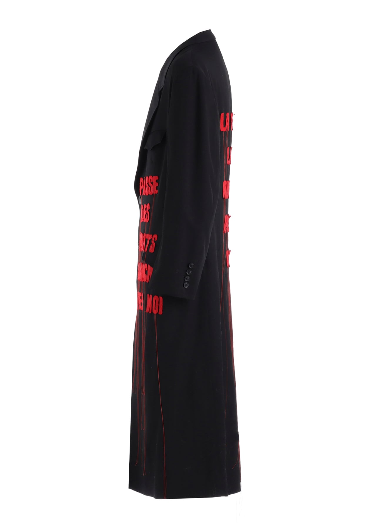 RED LINE  MESSAGE LONG JACKET